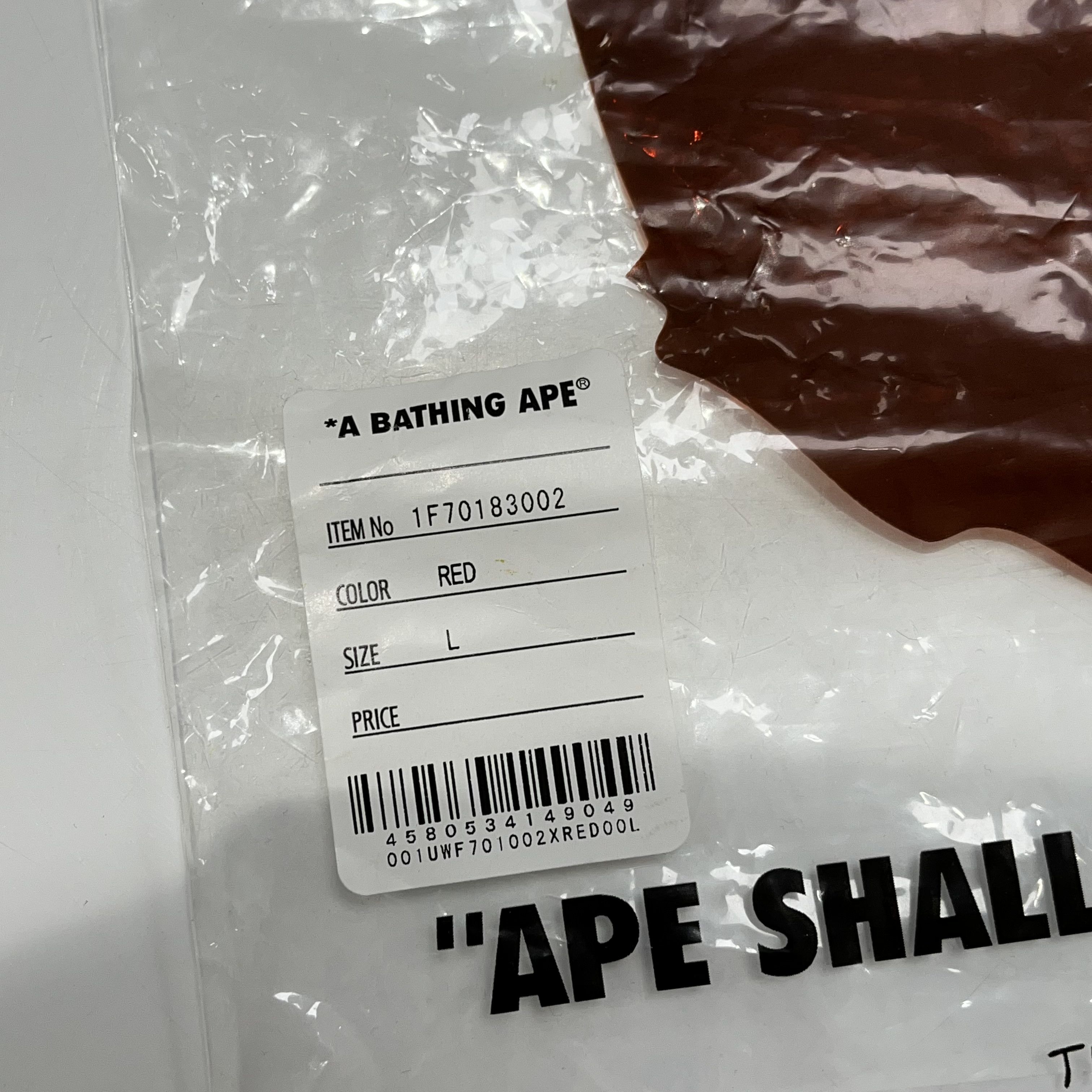 Bape Bape Ape Head Tie Dye Socks Red Size ONE SIZE - 7 Thumbnail