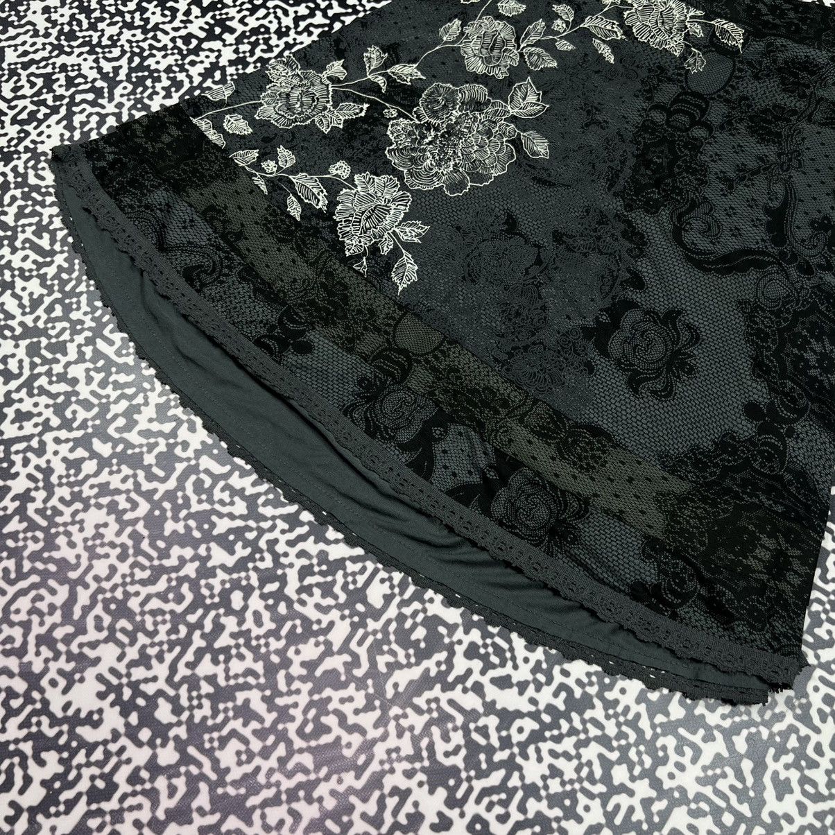Desigual Vintage Y2K Desigual Floral Japanese Style Retro Midi Skirt Size 28" / US 6 / IT 42 - 8 Thumbnail