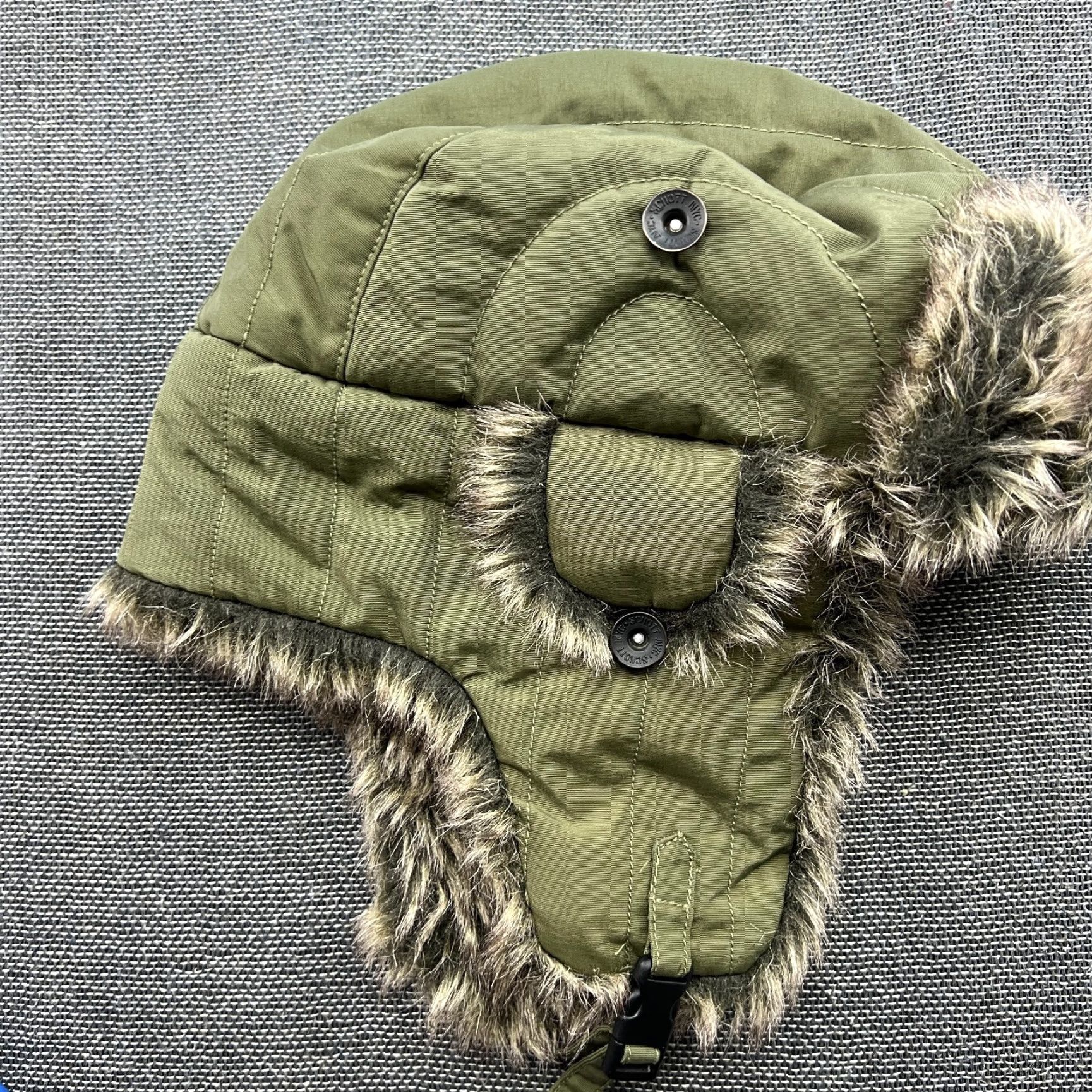 Vintage VINTAGE Schott NYC Trapper Hat One Size Green Size ONE SIZE - 4 Thumbnail