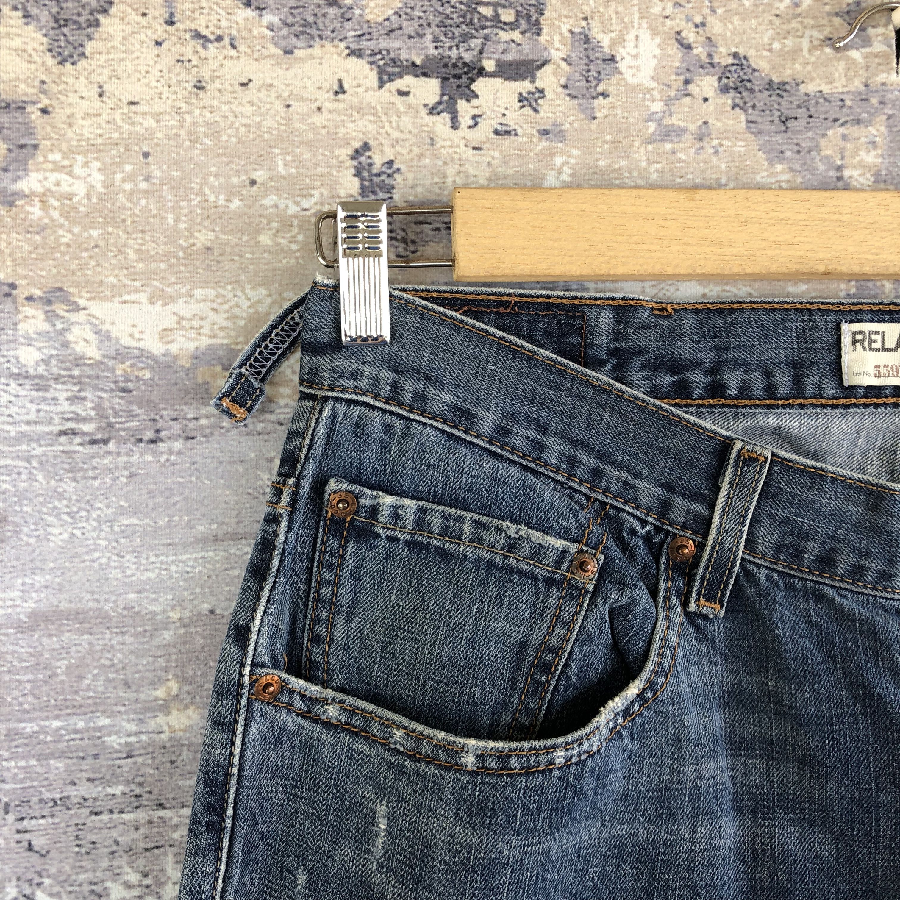 Jean Vintage 1990s Levis Faded Jeans Levi's Baggy Denim Pants Size US 36 / EU 52 - 6 Thumbnail