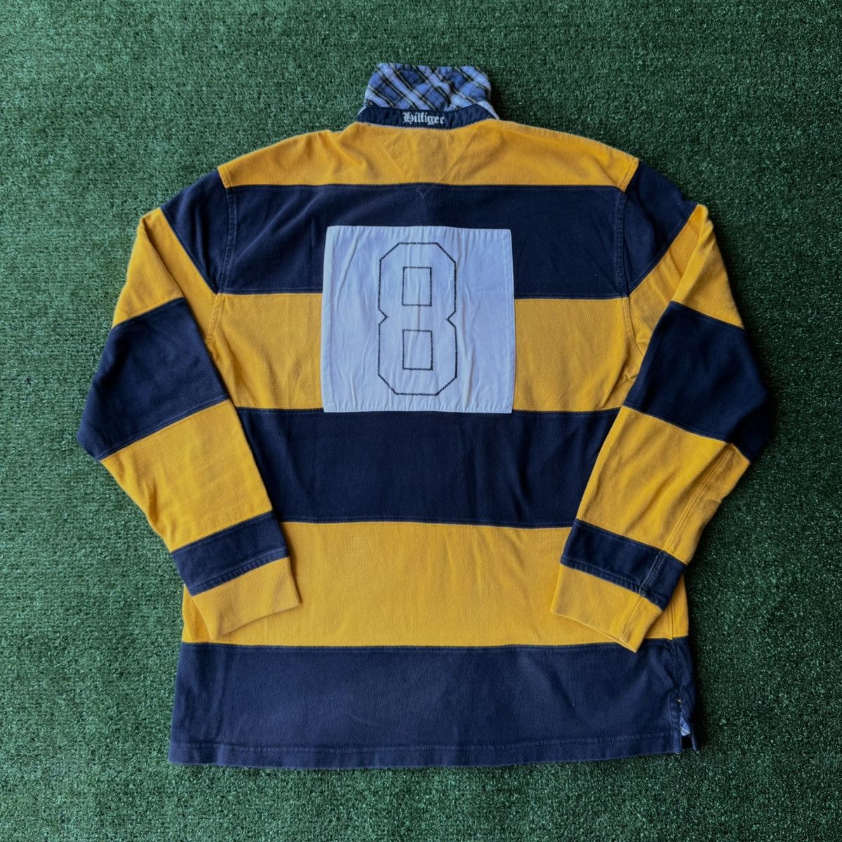 Tommy Hilfiger Tommy Hilfiger Stripe Rugby Polo Long-sleeve Size US XL / EU 56 / 4 - 5 Thumbnail