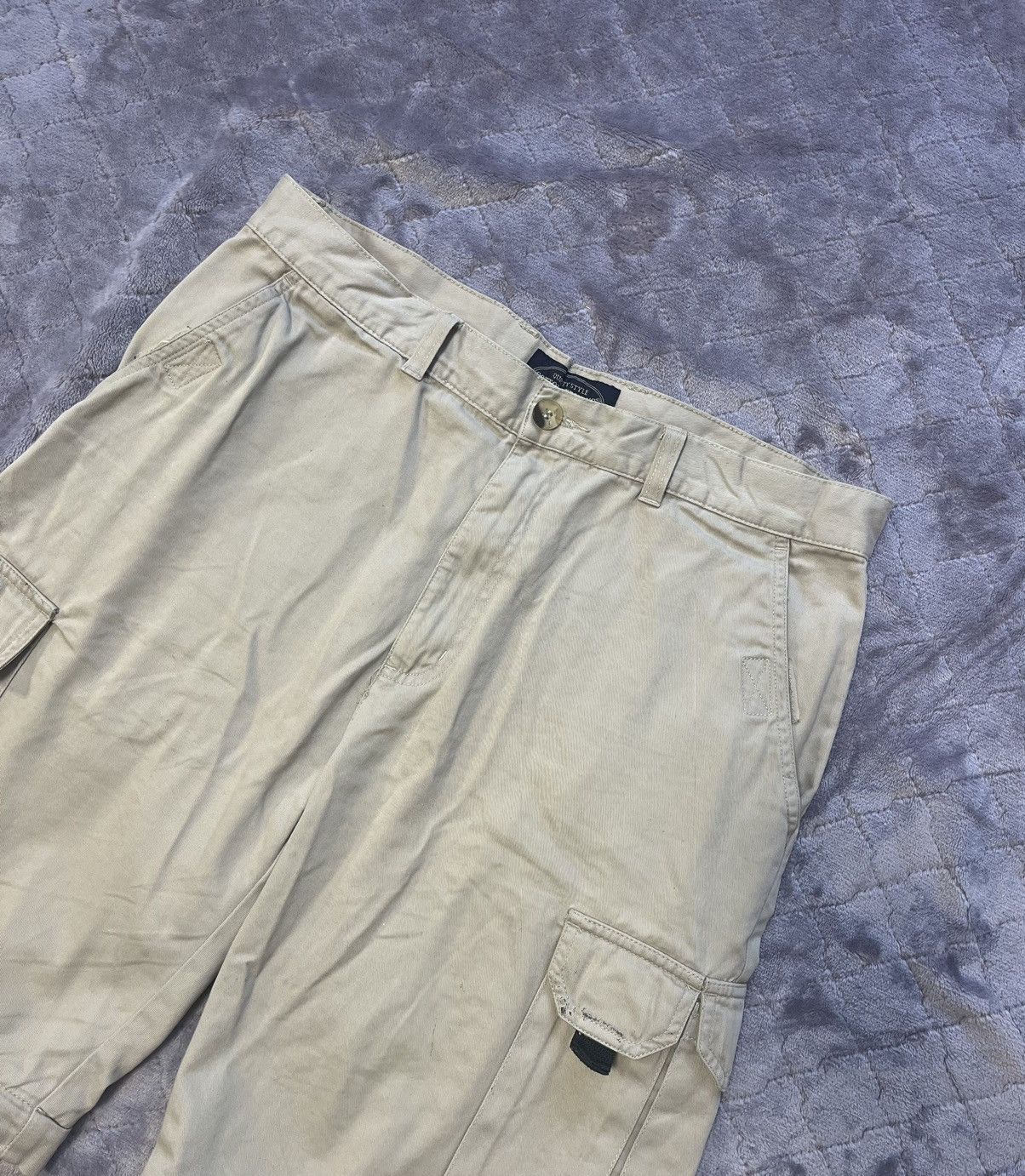 Designer × Vintage 🐹FIRE CARGO SHORTS Size US 34 / EU 50 - 2 Thumbnail