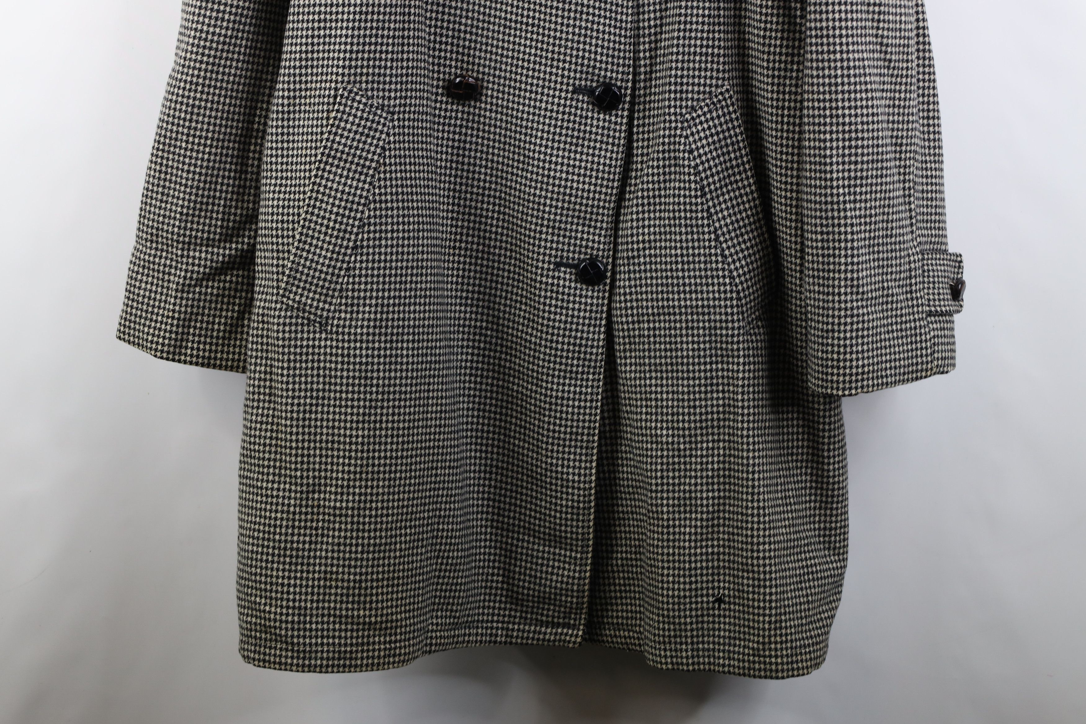 Vintage Vintage 50s Streetwear Houndstooth Double Breasted Jacket Size US XL / EU 56 / 4 - 3 Thumbnail