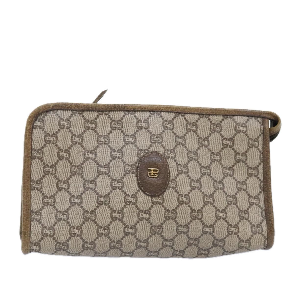 Gucci Beige Canvas Clutch Bag (Pre-Owned) Size ONE SIZE - 1 Thumbnail