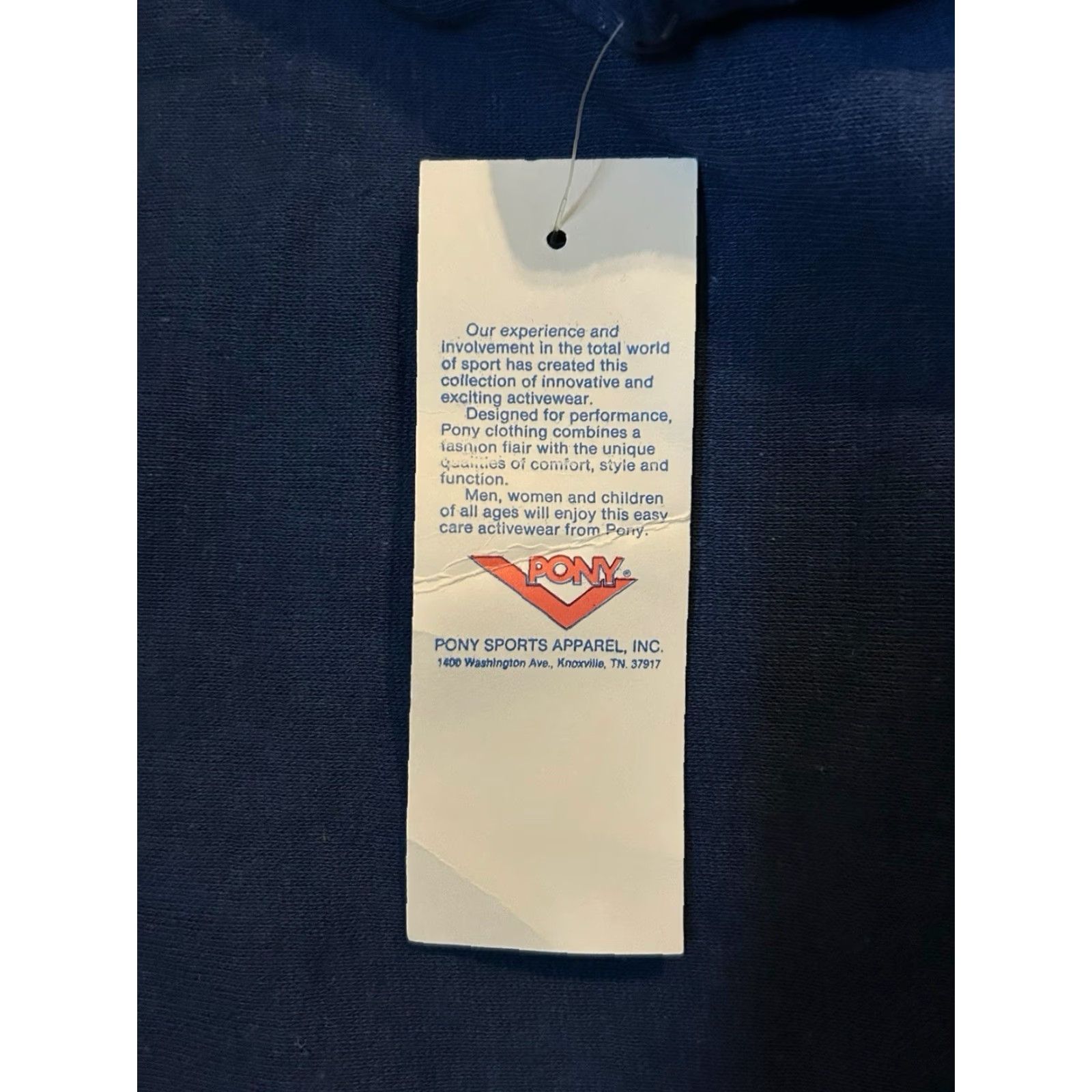PONY VINTAGE PONY Sweatshirt Mens Small Crew Neck 80s Deadstock NWT blue navy 50/50 Cotton Blend Pullover Made in USA Mens Size US S / EU 44-46 / 1 - 3 Thumbnail