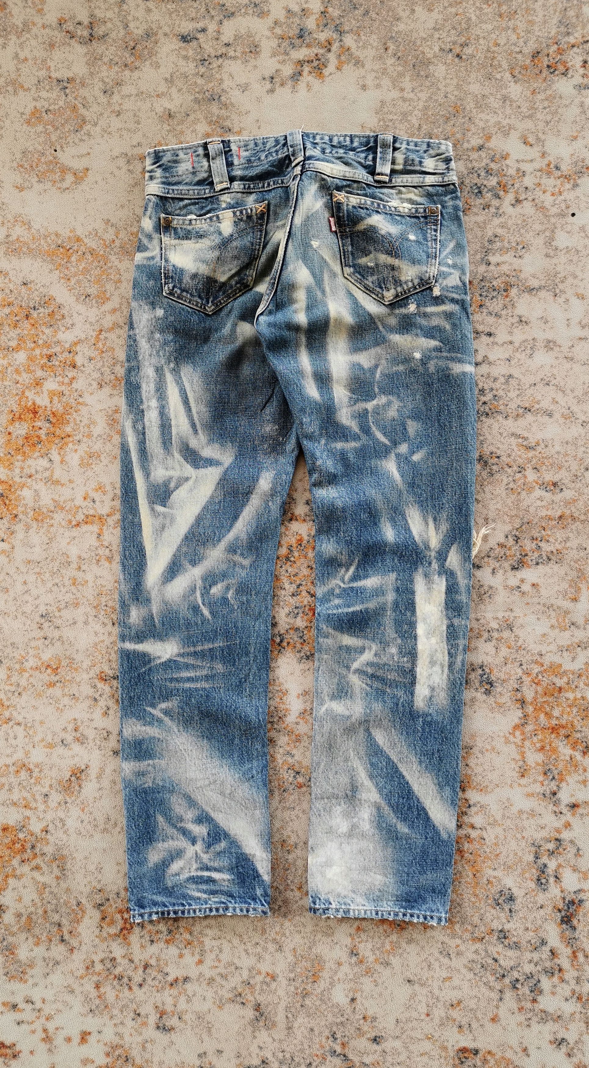 Alternative Apparel Japanese Brand R.N.A Inc Bleach Distressed Jeans Size US 30 / EU 46 - 2 Thumbnail