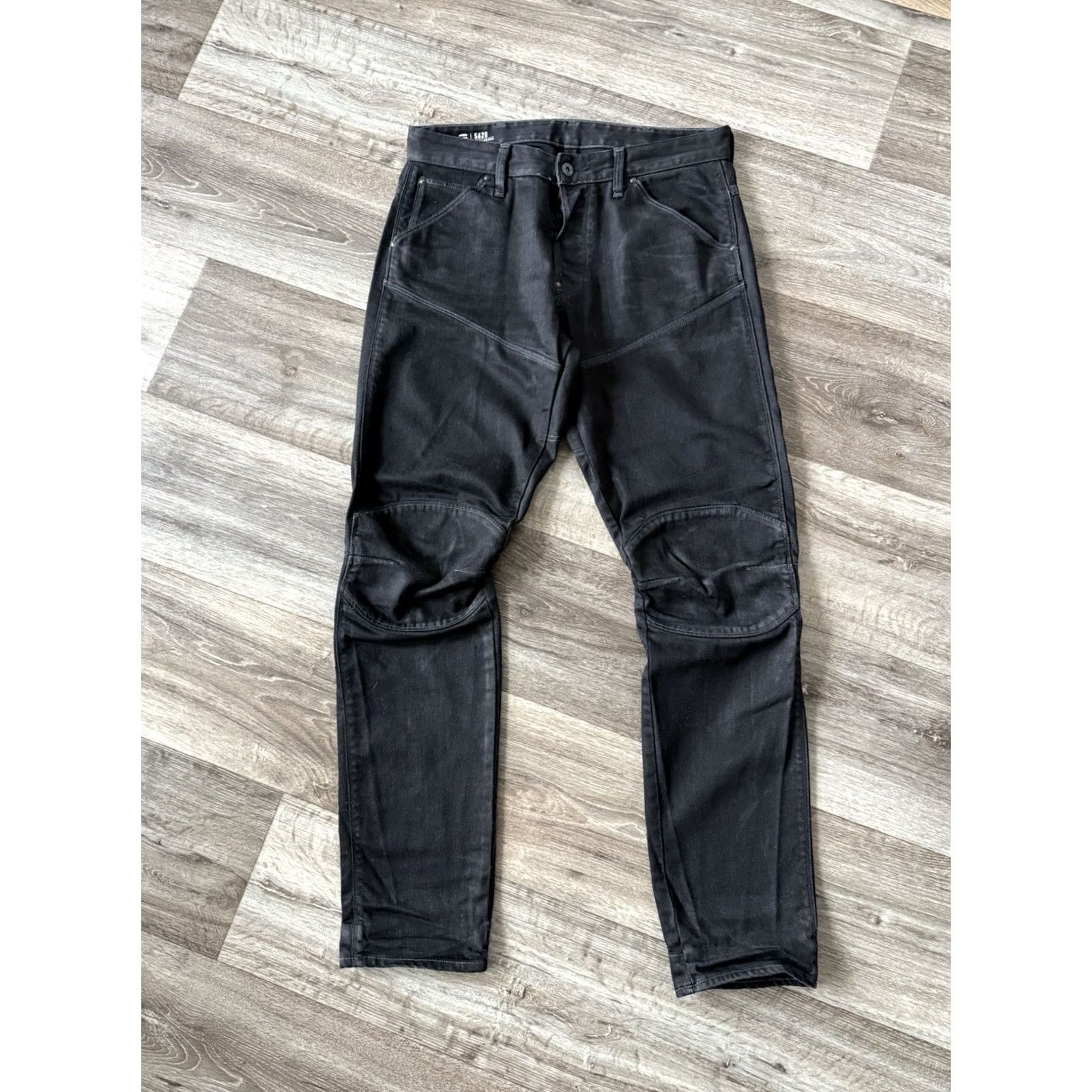 G-Star G-Star Raw Jeans Men’s 3D Print Tapered-Fit Painted Pants Logo 5620 32x34 Black Denim Slim Regular Inseam 32 in Boys/Mens Size US 34 / EU 50 - 3 Thumbnail