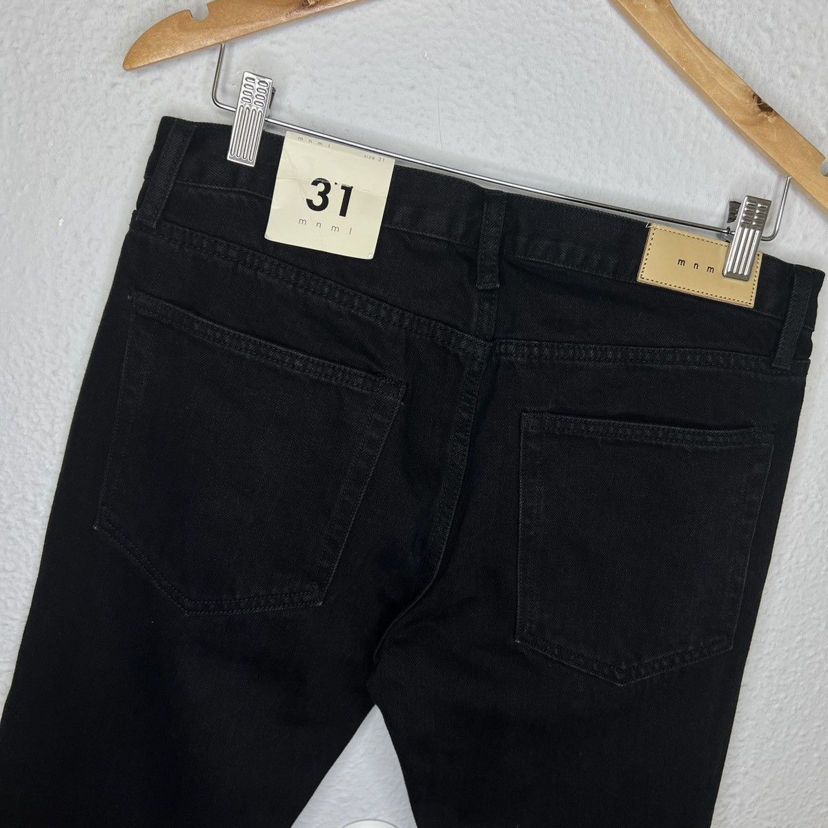 Designer × Japanese Brand × MNML M1 Denim MNML Jeans Pants Trousers Distressed Trashed Drill Size US 31 - 8 Thumbnail