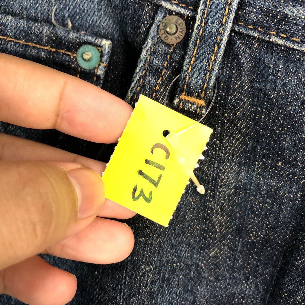 Edwin DL Edwin Blue Denim Pants #C173 Size US 34 / EU 50 - 11 Thumbnail