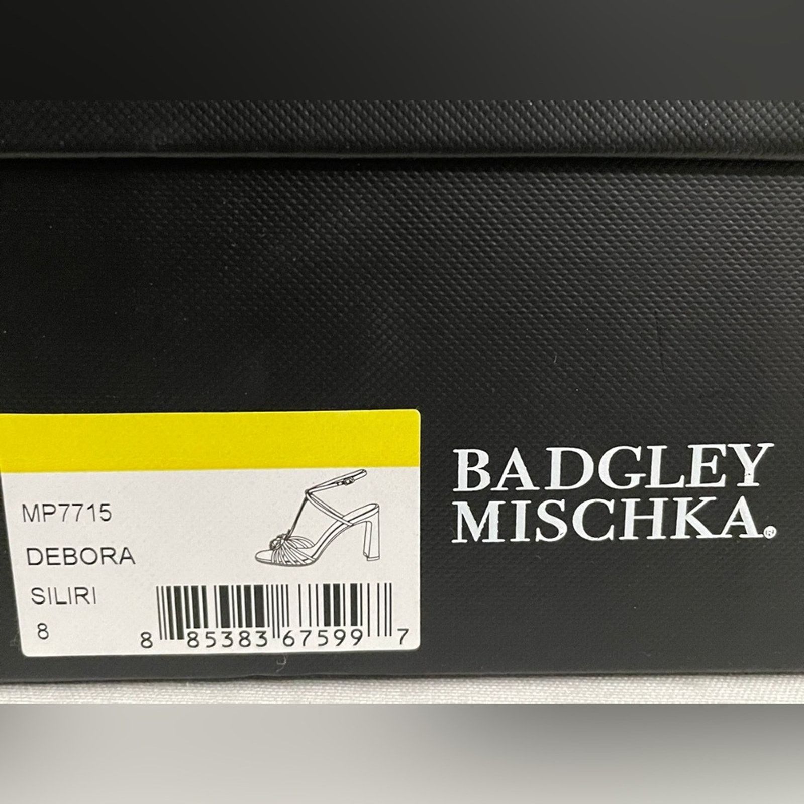 Badgley Mischka Badgley Mischka Women's 8 Debora Heeled Sandal in Silver Size US 8 / IT 38 - 11 Thumbnail