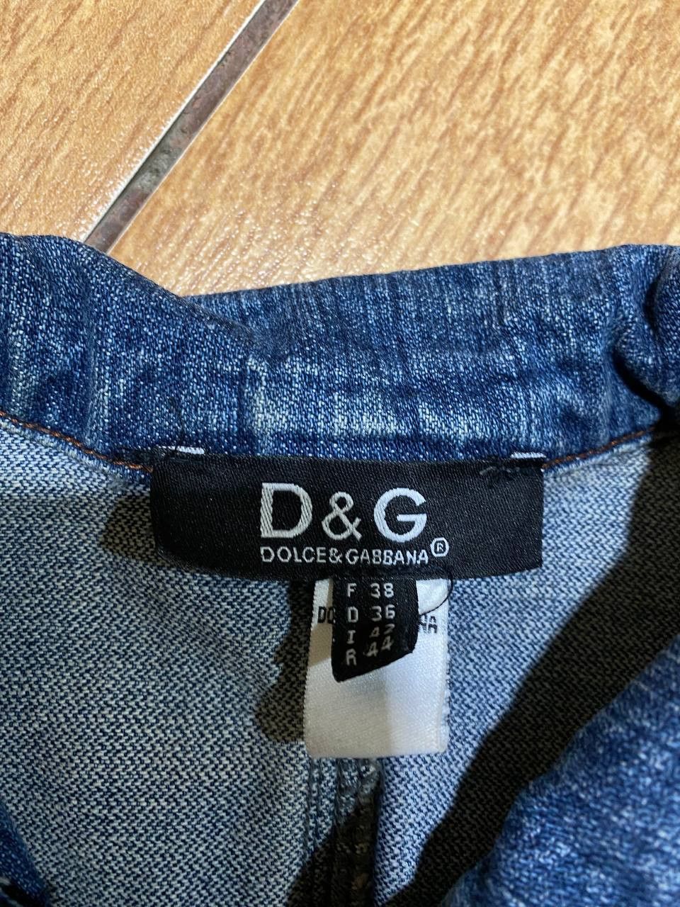 Dolce & Gabbana Ladies Embellished Handmade Denim Jean Jacket Size M / US 6-8 / IT 42-44 - 2 Thumbnail