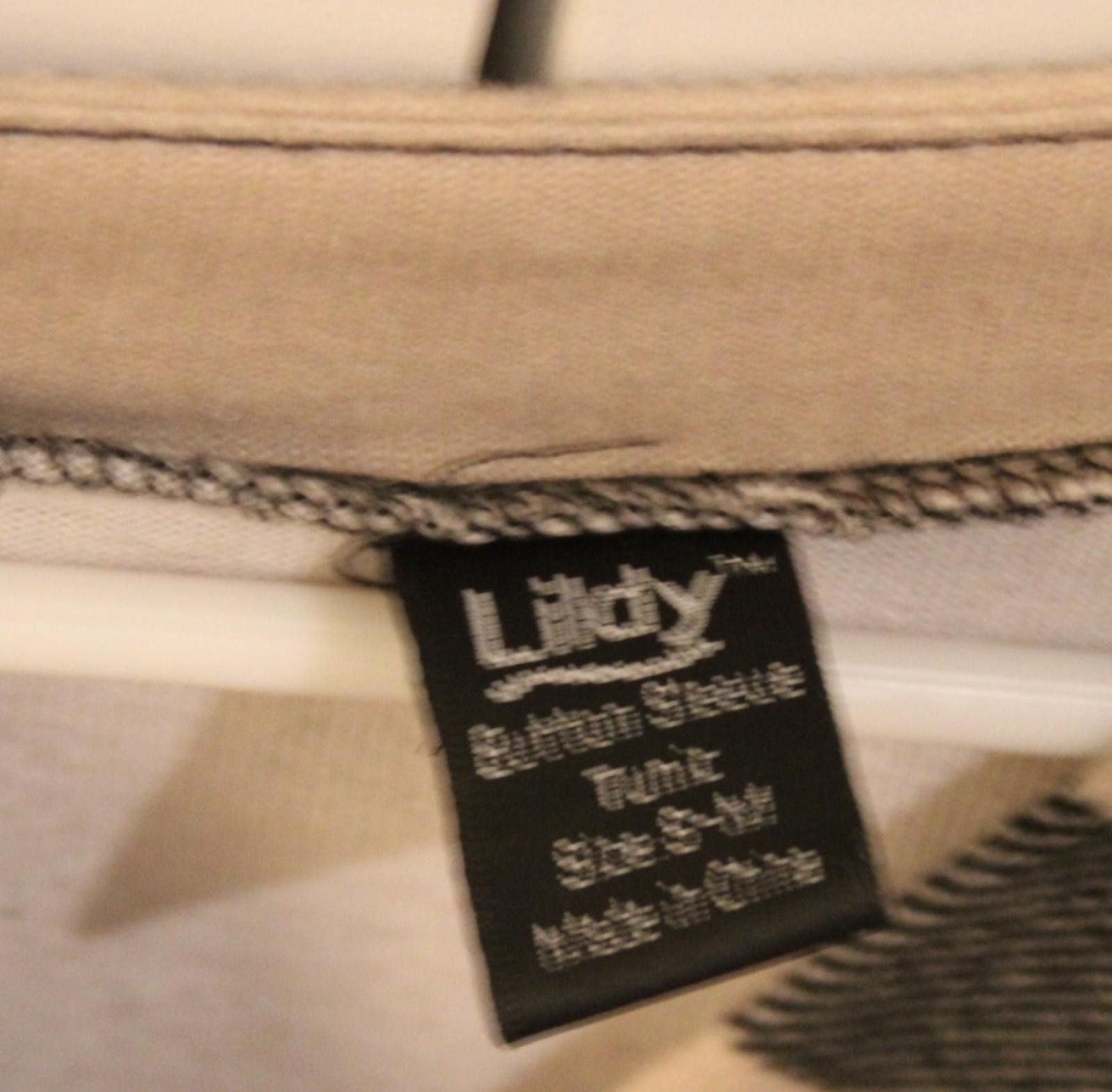 Lilly Dache Lildy Long Sleeve Beige Plaid Patterned Blouse Women's S/M Size S / US 4 / IT 40 - 9 Thumbnail