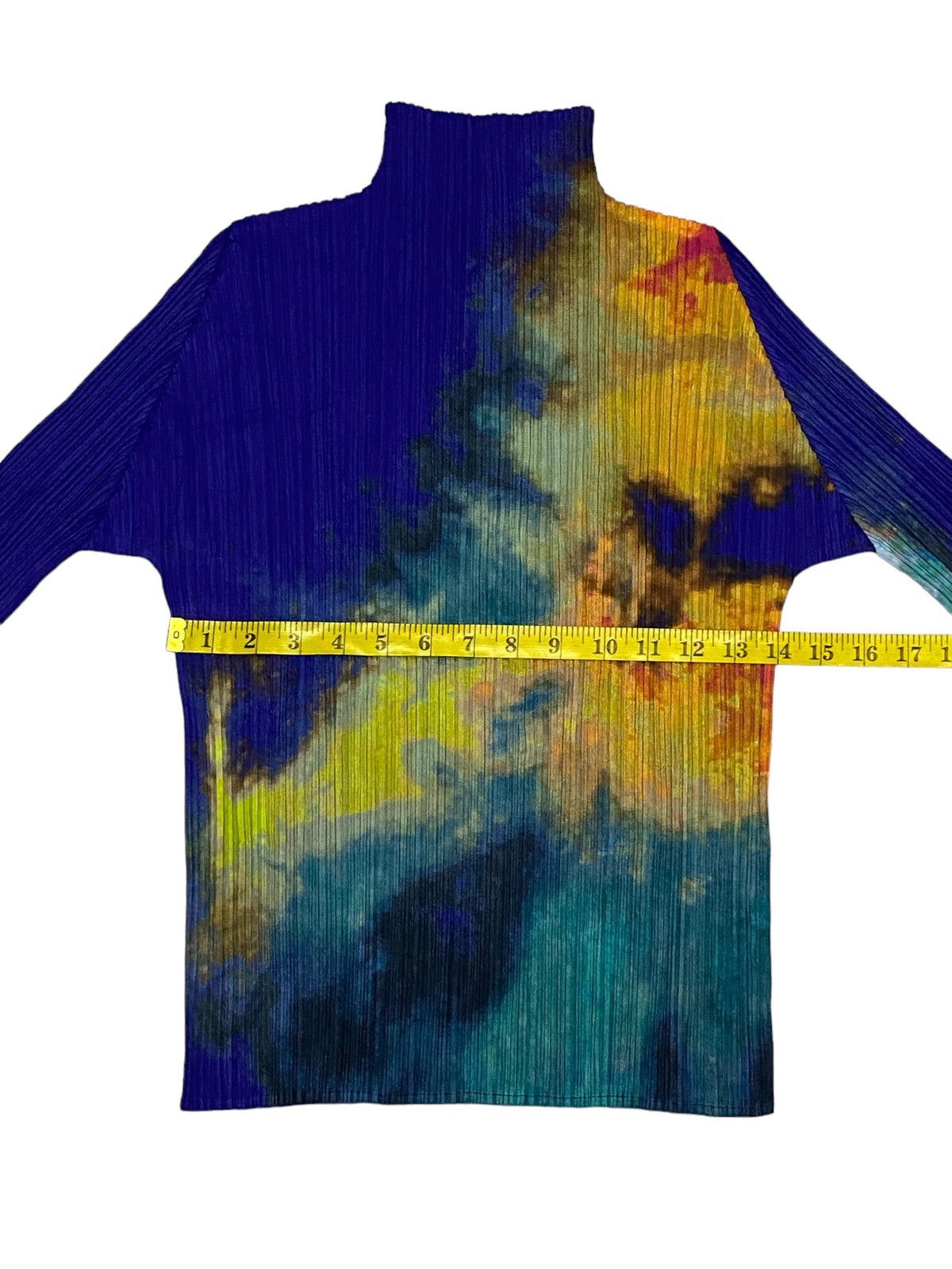 Issey Miyake × Pleats Please Issey Miyake Pleats Please Pleated Tie Dye Gradation Top Size M / US 6-8 / IT 42-44 - 6 Thumbnail