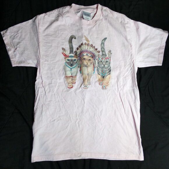 Other Cats Kittens Native American First Nations T-Shirt Size US M / EU 48-50 / 2 - 2 Thumbnail