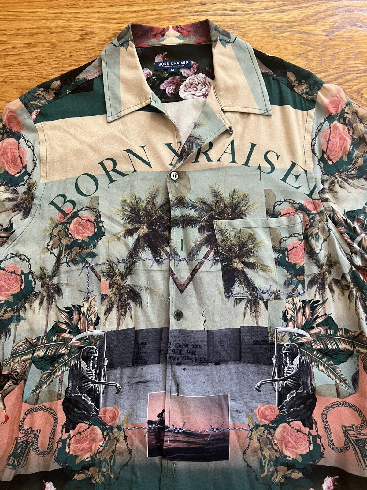 Born X Raised BORN X RAISED INDIAN SUMMER PRINT BUTTON-UP SHIRT Size US M / EU 48-50 / 2 - 5 Thumbnail