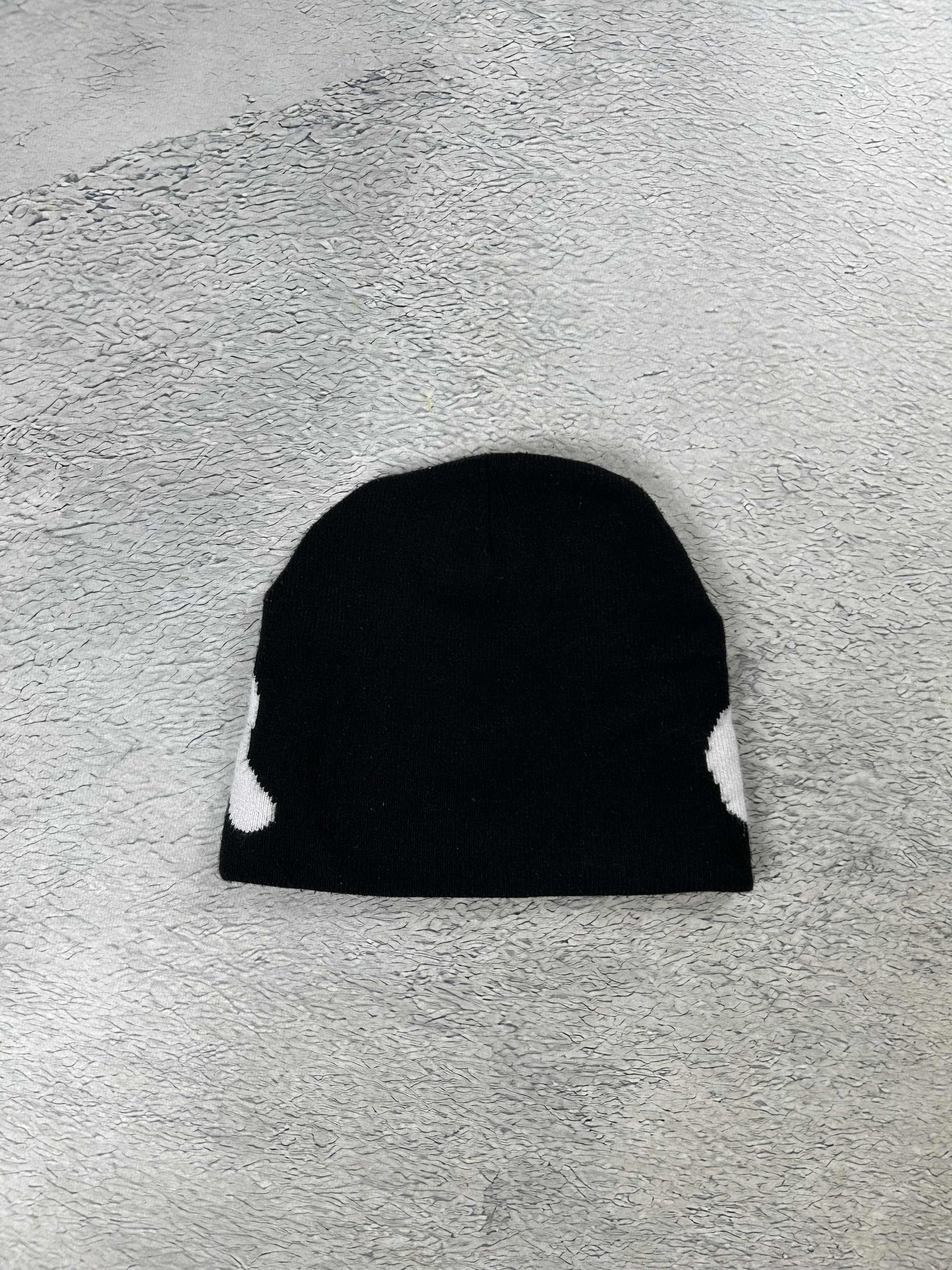 Japanese Brand Black & White Mea Culpa Beanie Streetwear Size ONE SIZE - 3 Thumbnail