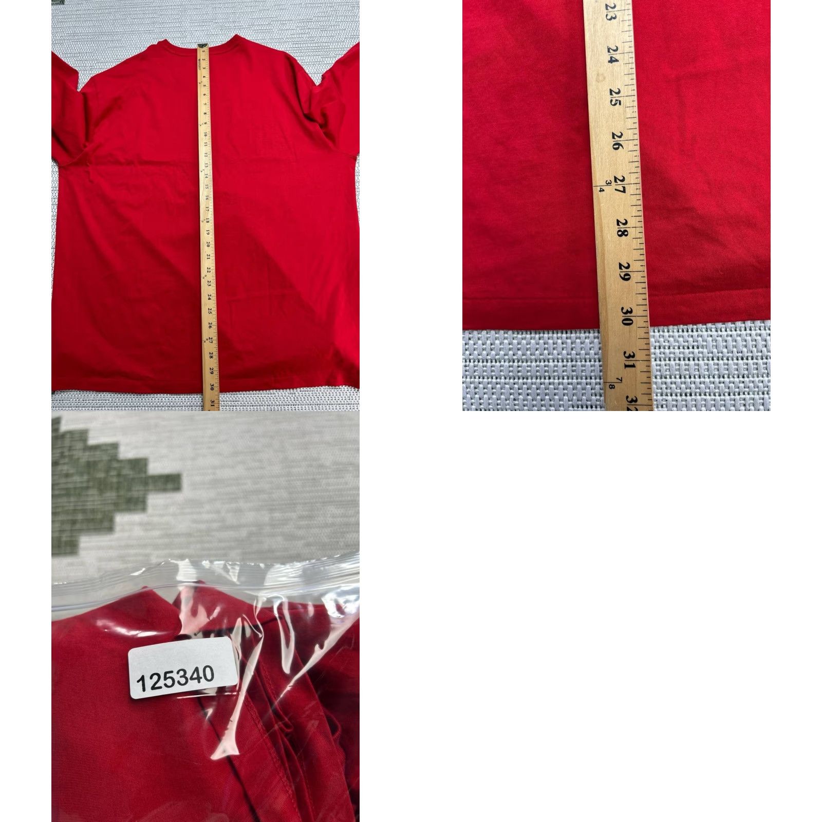 Polo Ralph Lauren Polo Ralph Lauren T Shirt Men XL Red Cotton Classic Fit Pony Rib Knit Athleisure Size US XL / EU 56 / 4 - 8 Thumbnail