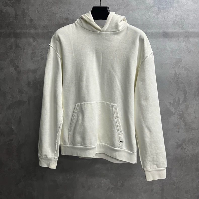 Louis Vuitton Louis Vuitton White Solid Pullover Hooded Long Sleeve hoodi Size US XL / EU 56 / 4 - 1 Thumbnail