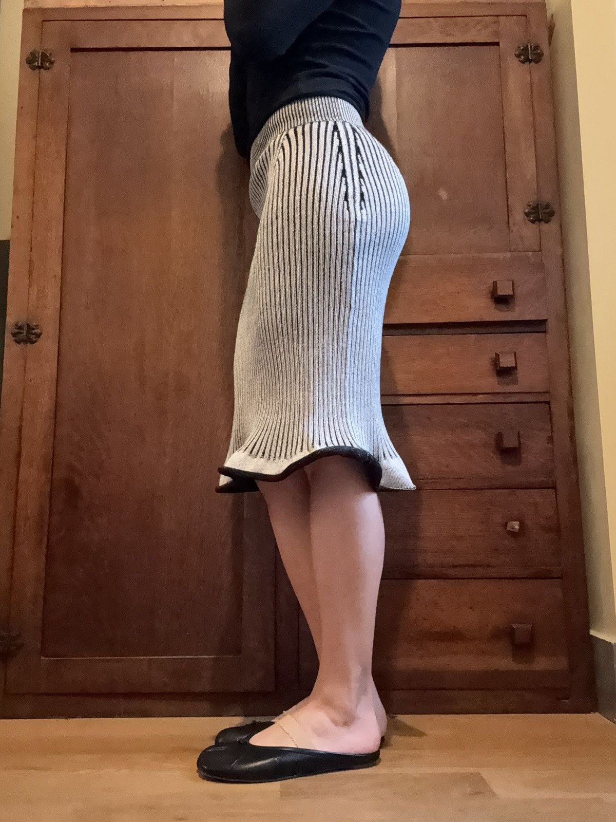 Louis Vuitton Louis Vuitton Rib Knit Skirt Size 26" / US 2 / IT 38 - 9 Thumbnail