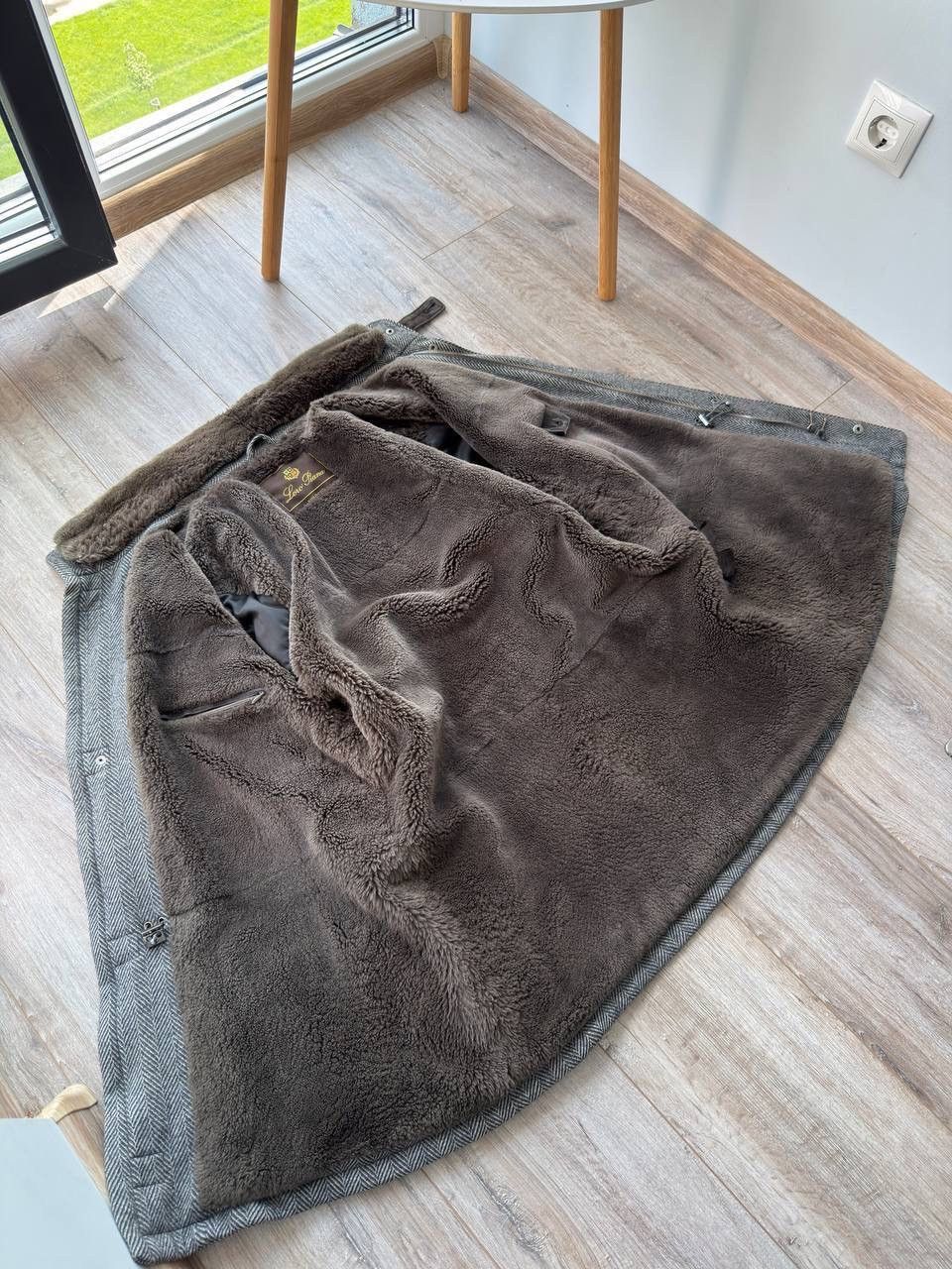 Loro Piana Loro Piana Traveller Wool Jacket Beaver Fur Lined Coat Size US XL / EU 56 / 4 - 5 Thumbnail