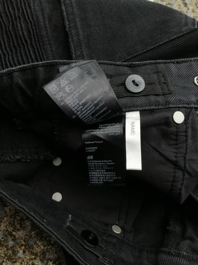 H&M × Isabel Marant Isabel Marant H&M Riders Black Jeans Size US 27 - 8 Thumbnail