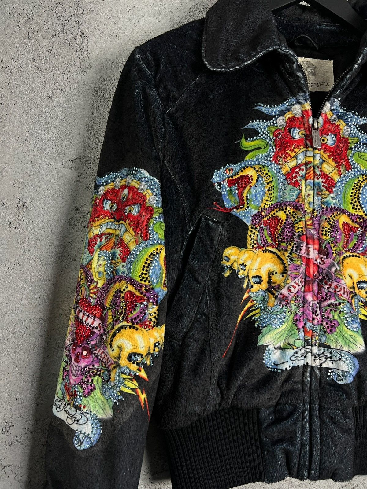 Ed Hardy Vintage Ed Hardy bridled velvet jacket Size M / US 6-8 / IT 42-44 - 3 Thumbnail