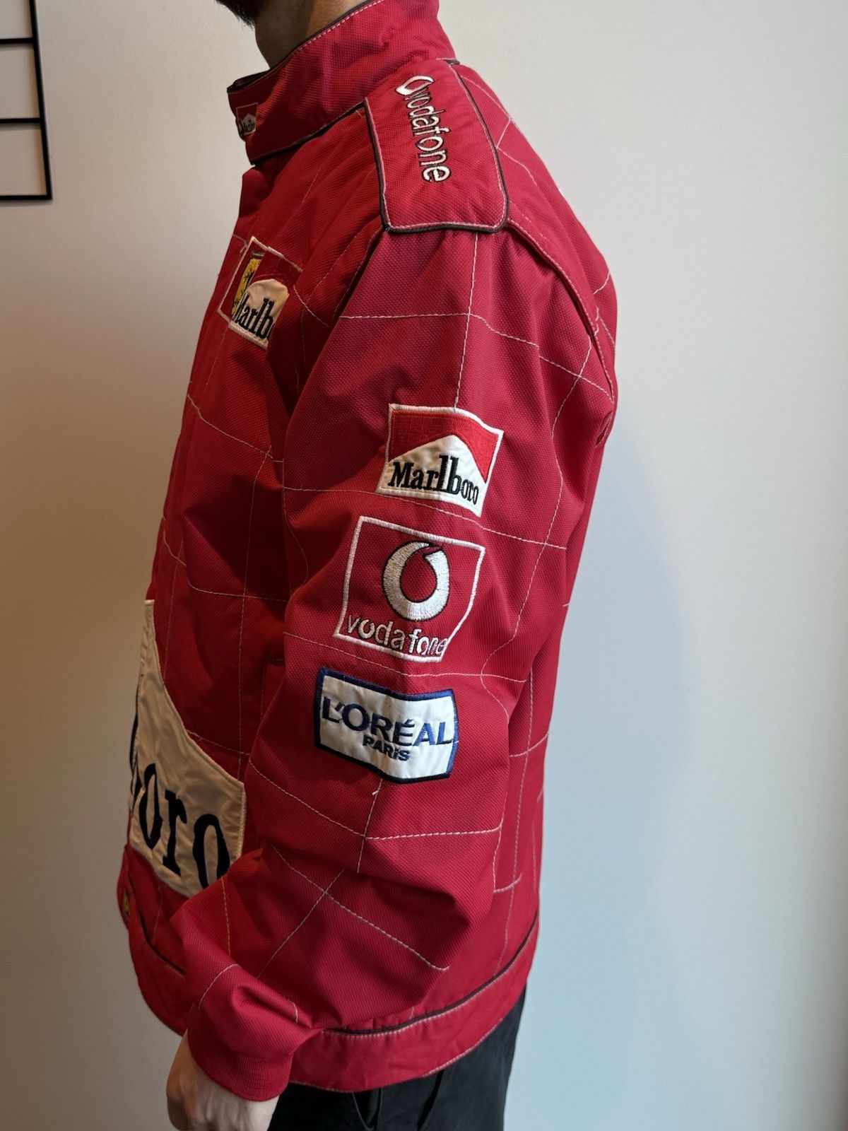 Vintage DDP Vintage Marlboro f1 Jacket Mens Formula one Y2k Retro Size US XL / EU 56 / 4 - 2 Thumbnail