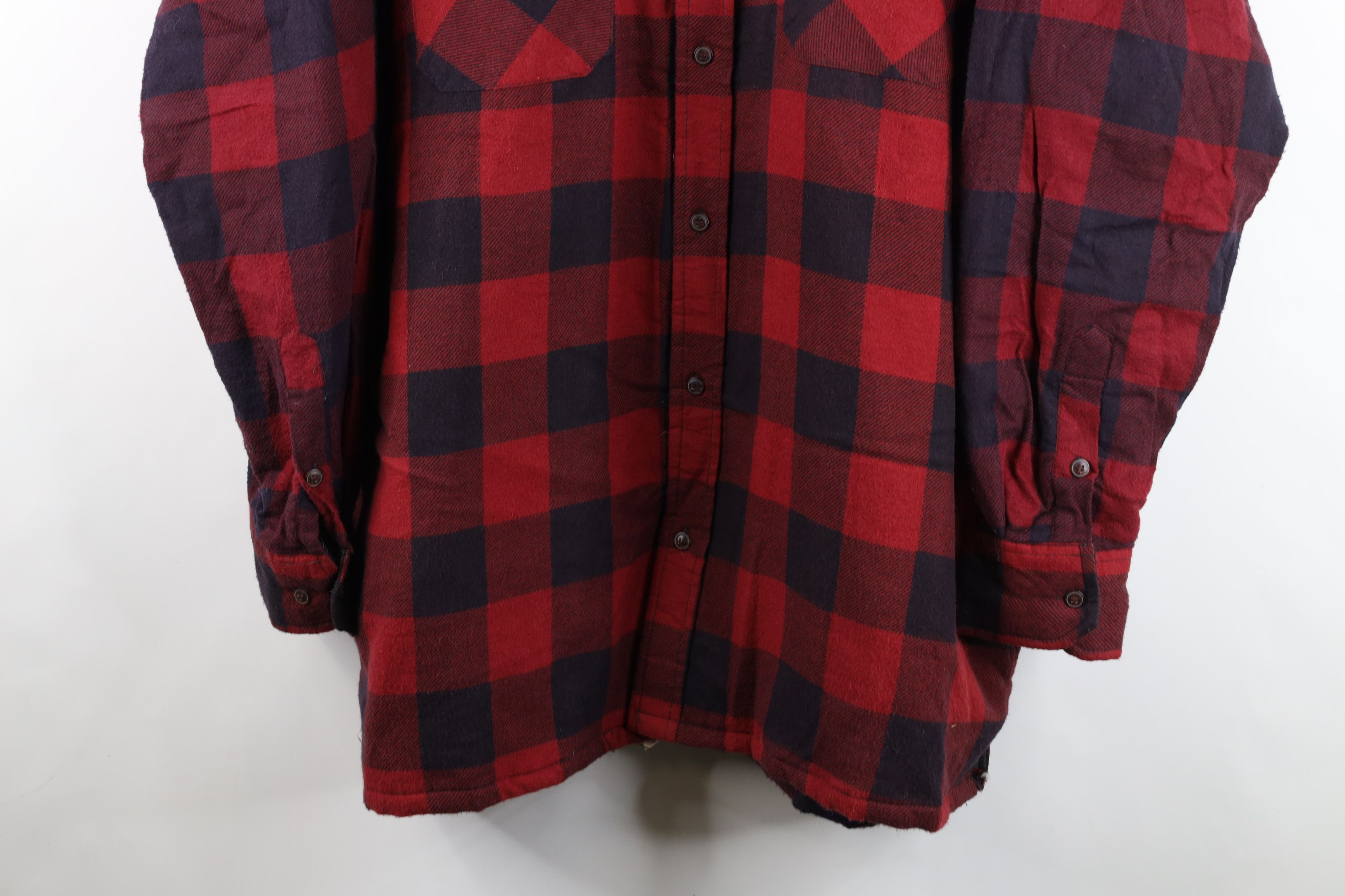 Vintage Vintage 90s Y2K Streetwear Flannel Button Shirt Jacket Jac Size US XXL / EU 58 / 5 - 3 Thumbnail