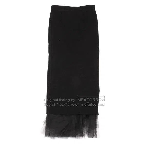 Junya Watanabe Junya Watanabe size XS Black vintage tulle design half ski Size 23" - 3 Thumbnail