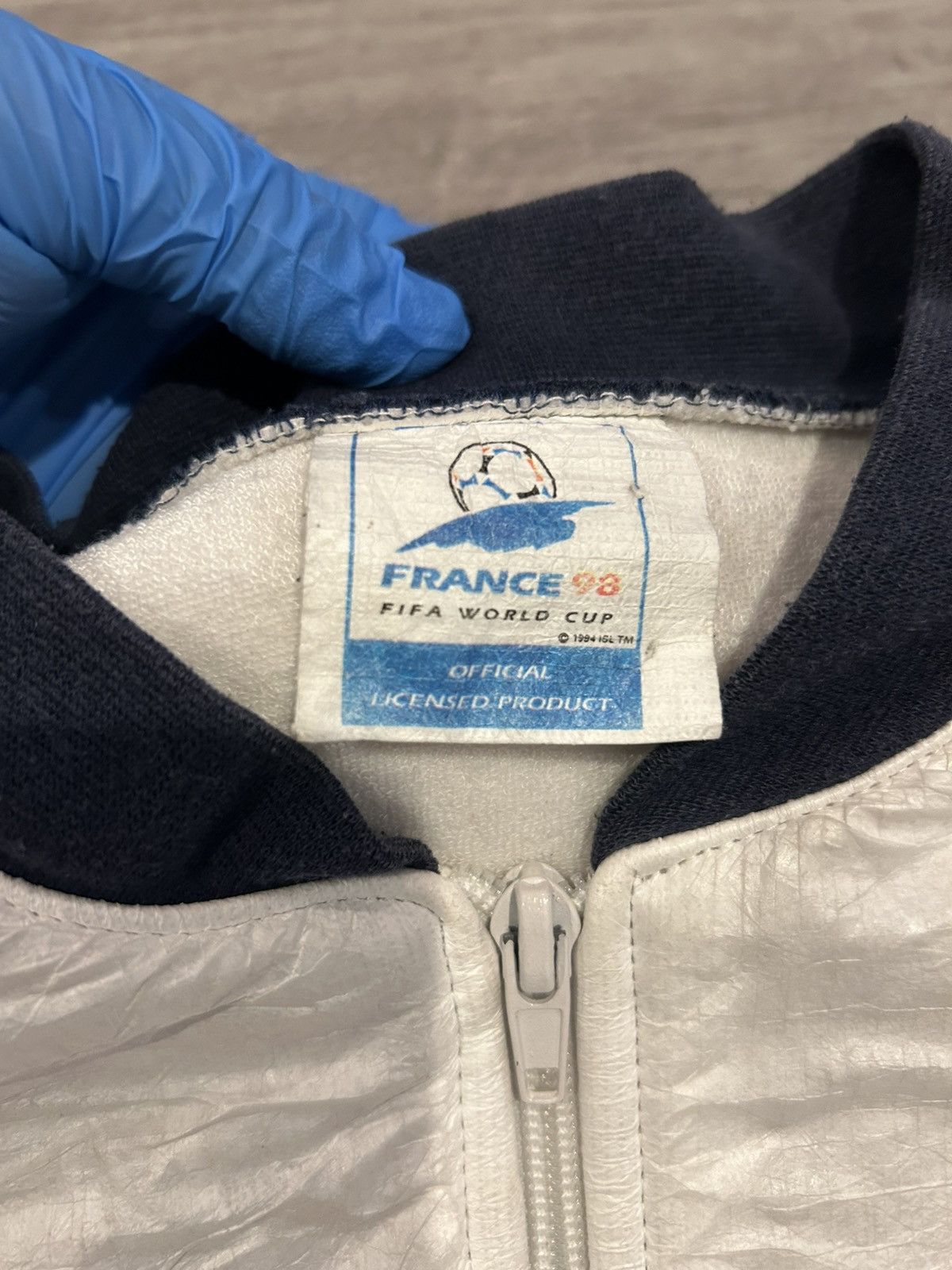 Vintage Rare Vintage France 1998 FIFA World Cup white jacket Size US M / EU 48-50 / 2 - 3 Thumbnail