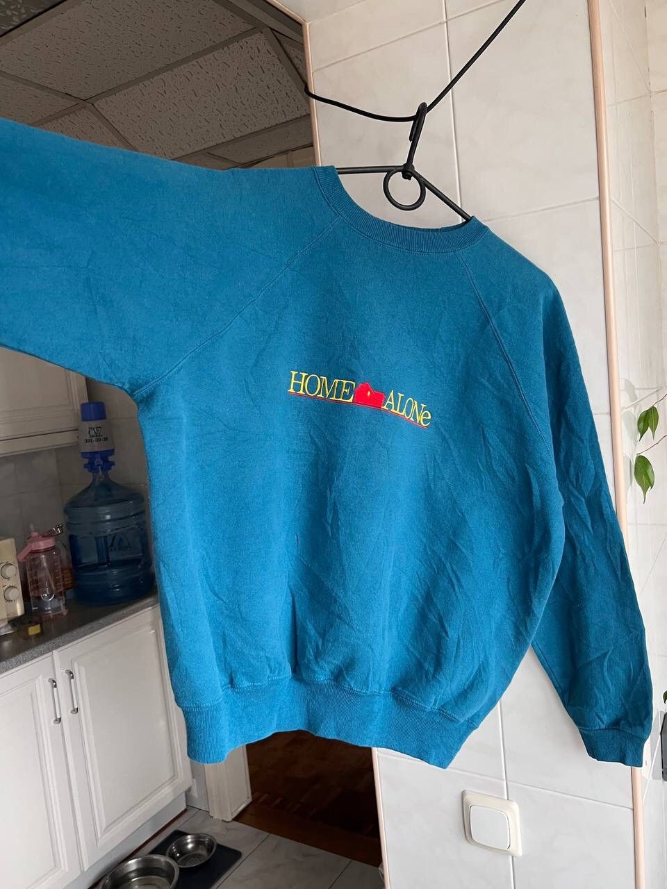 Designer × Vintage Vintage 1990s Promo Home Alone Sweatshirt by Hanes Crewneck Size US M / EU 48-50 / 2 - 8 Thumbnail
