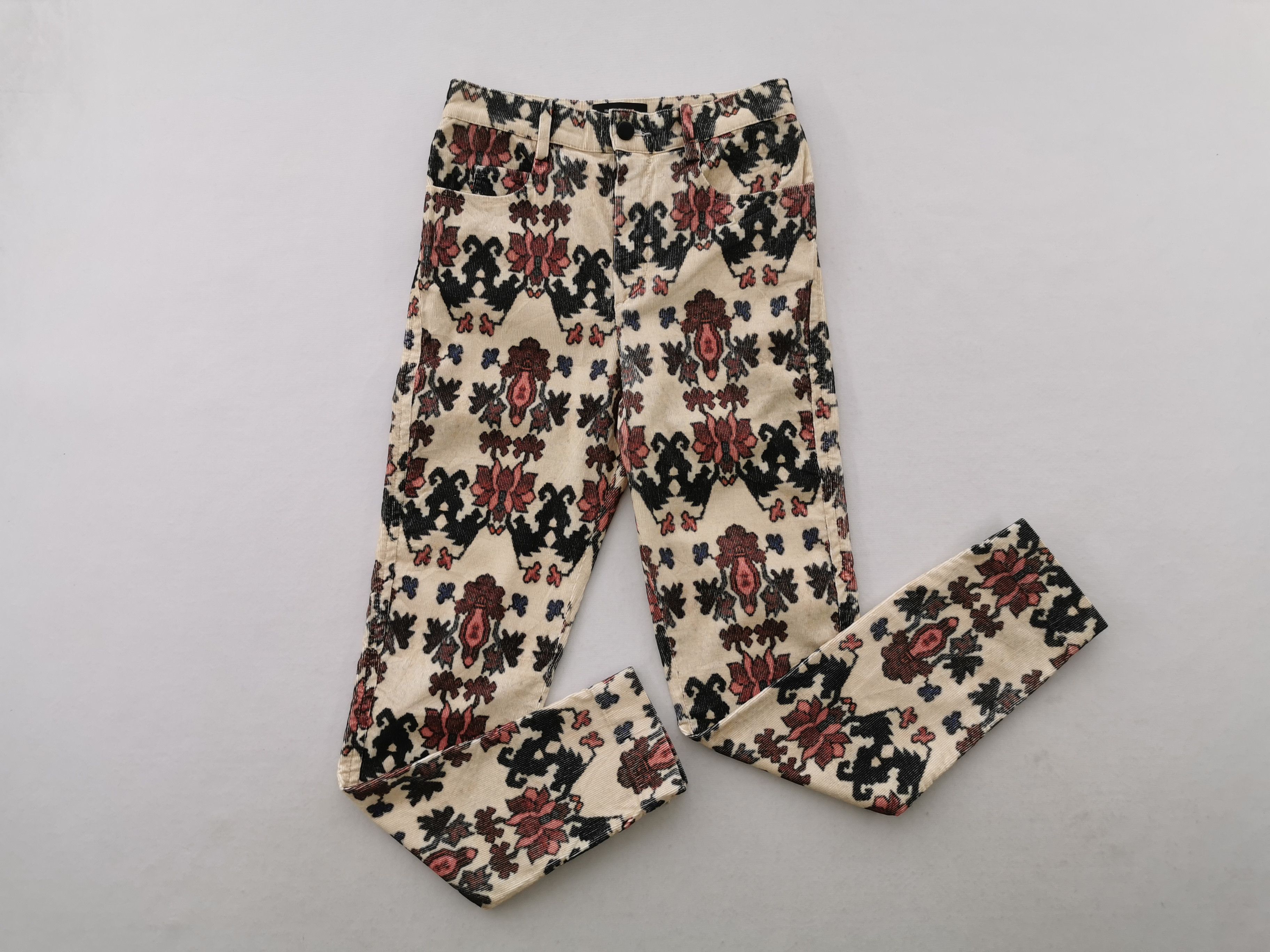Isabel Marant Isabel Marant Floral Corduroy Pants Womens Size 28 Size 28" / US 6 / IT 42 - 1 Thumbnail