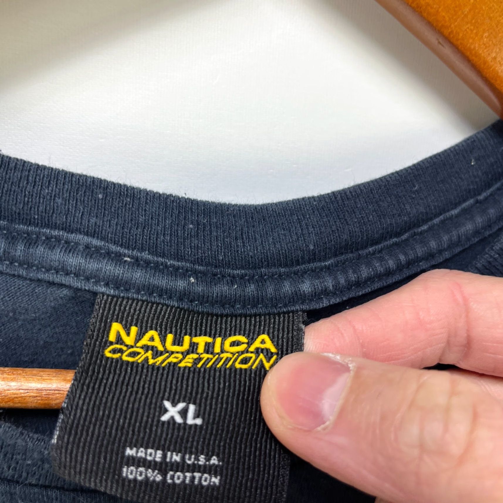 Nautica VINTAGE Nautica Competition Spell Out Shirt XL Women's? Size US XL / EU 56 / 4 - 3 Thumbnail