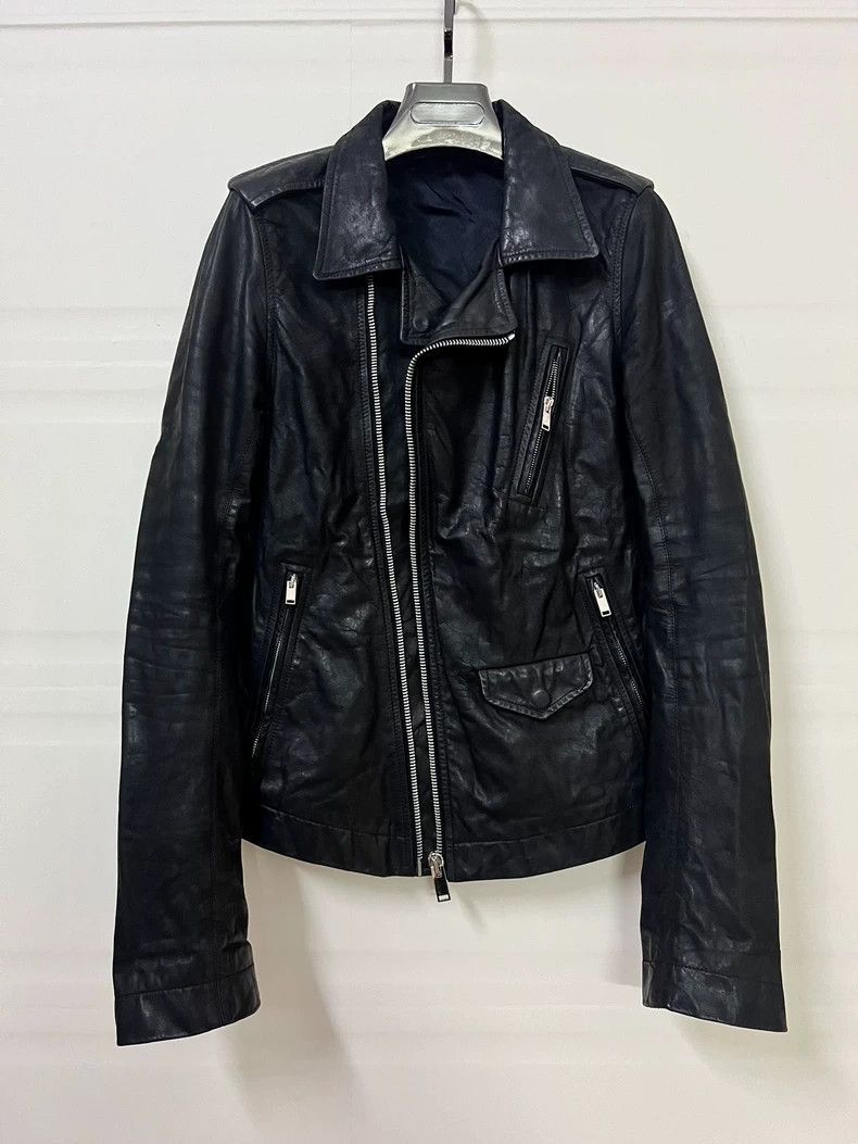 Rick Owens Rick Owens Motorcycle rider leather coat jacket-2506 Size US S / EU 44-46 / 1 - 3 Thumbnail