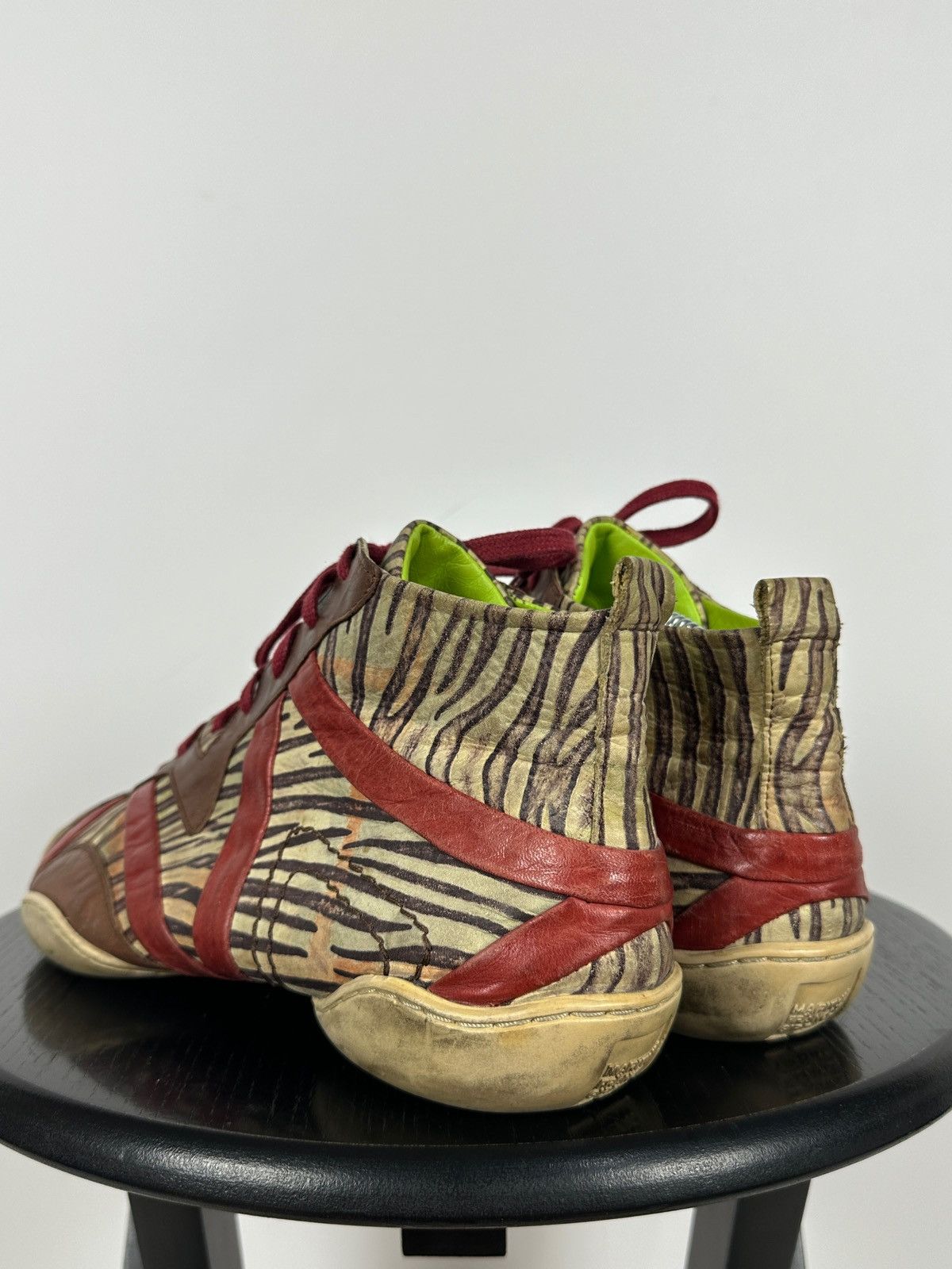 Marithe + Francois Girbaud 00s Vintage Marithé + François Girbaud High Top Sneakers Size US 7 / EU 40 - 3 Thumbnail