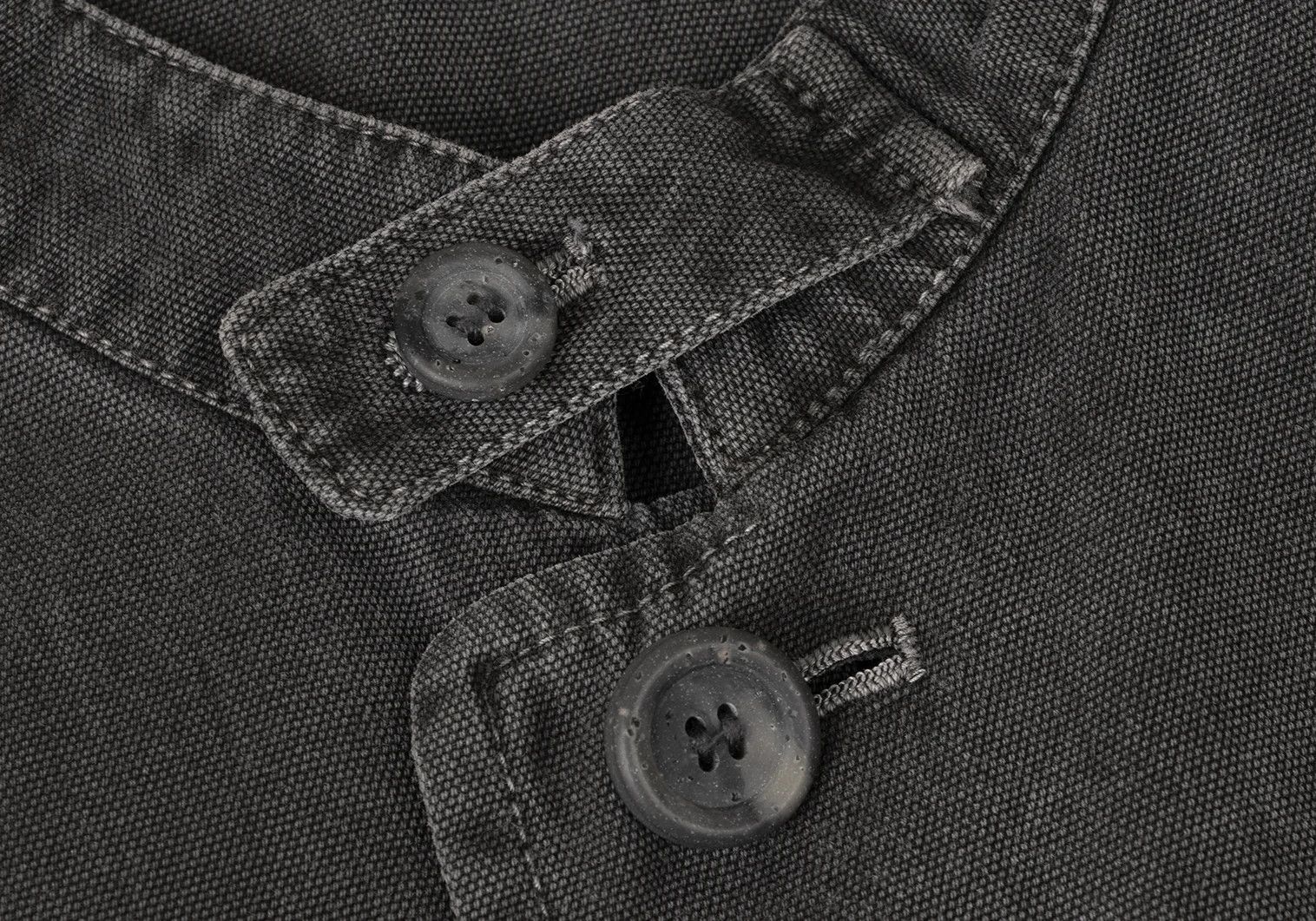 Issey Miyake Band Collar Duck Work Jacket in Charcoal L Size US L / EU 52-54 / 3 - 4 Thumbnail