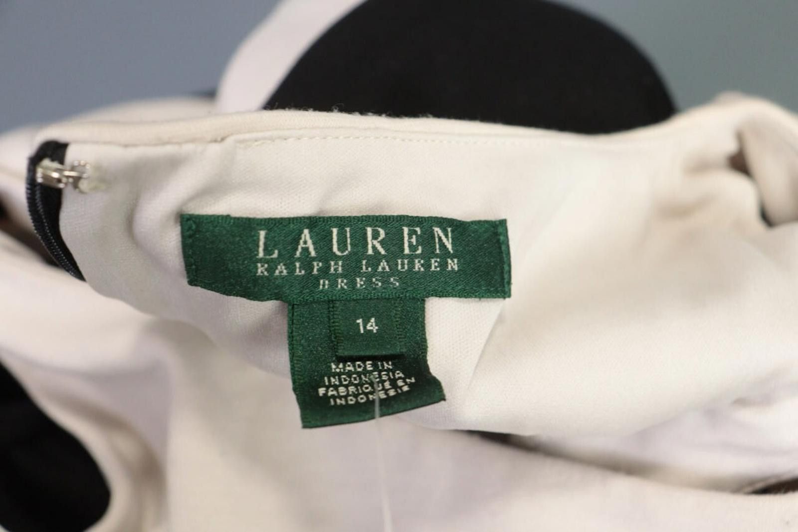 Lauren Ralph Lauren Lauren Ralph Lauren White/Black Business Dress Size 14 Size XL / US 12-14 / IT 48-50 - 12 Thumbnail