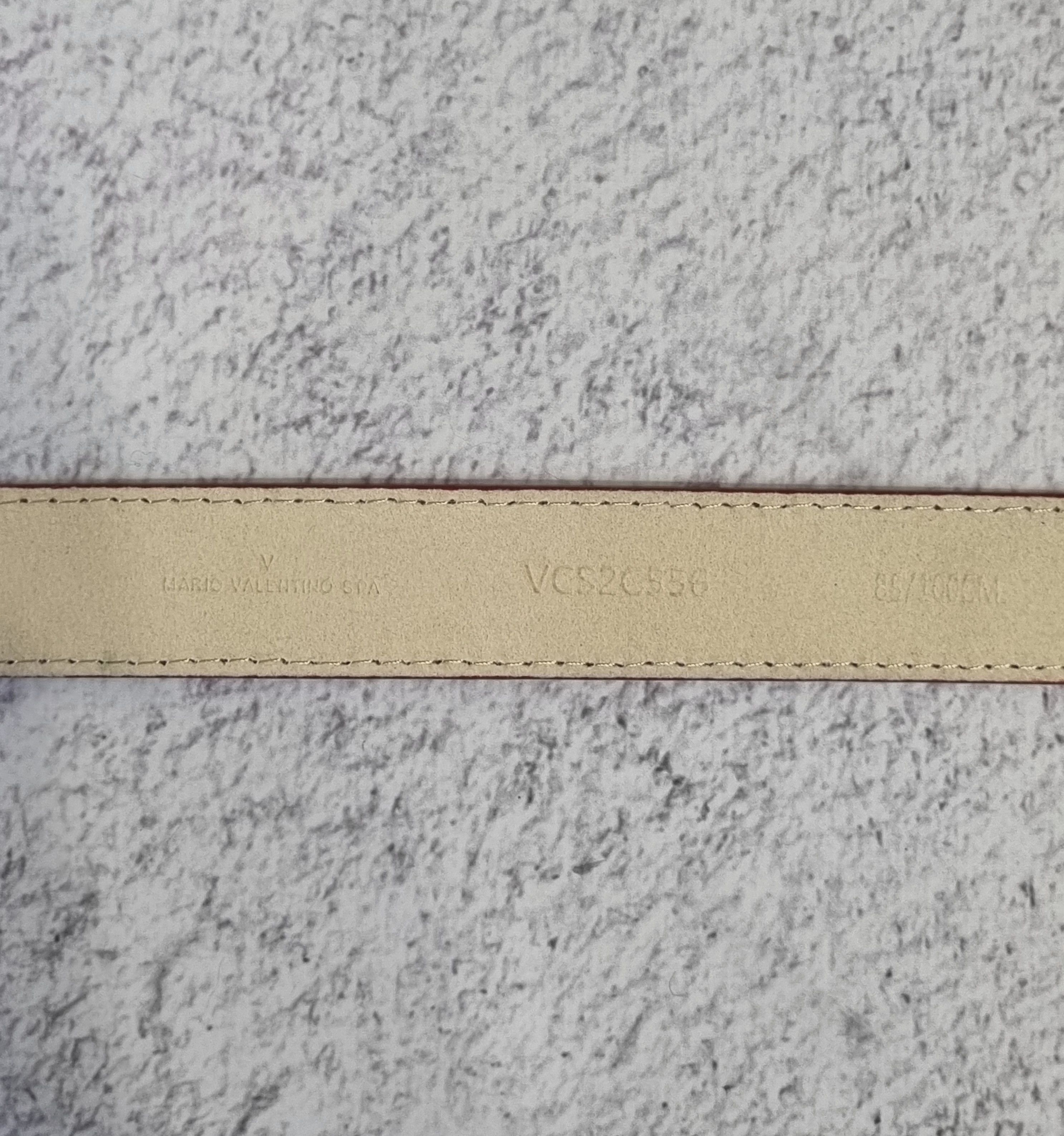 Valentino Mario Valentino Woman Big Logo Genuine Leather Belt Size ONE SIZE - 8 Thumbnail