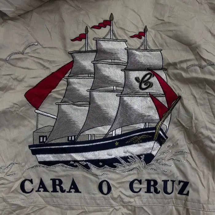 Vintage Vtg 90 CARA O CRUZ Sailing Cruise Windbreaker Jacket Sweater Size L / US 10 / IT 46 - 7 Thumbnail