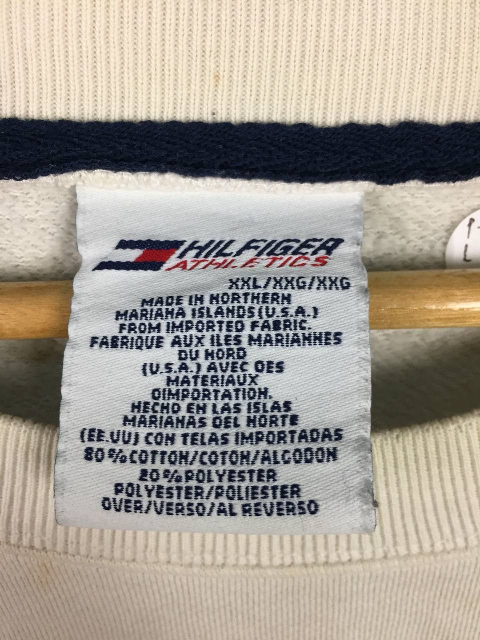 Tommy Hilfiger Vtg 90s Tommy Hilfiger Athletics Logo Pullover Sweatshirt Size US XXL / EU 58 / 5 - 23 Thumbnail