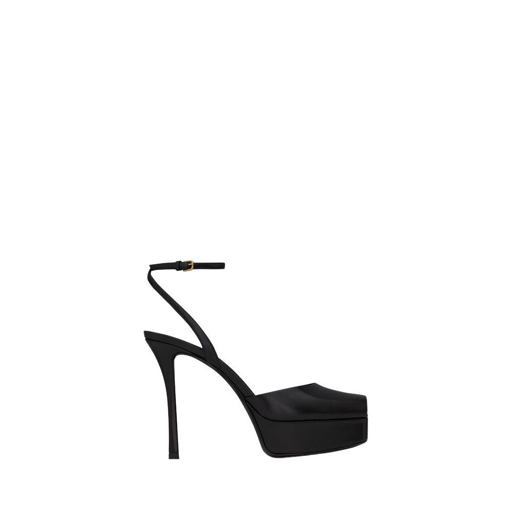 SAINT LAURENT La Scandale $1150 Black Platform Pumps New & A