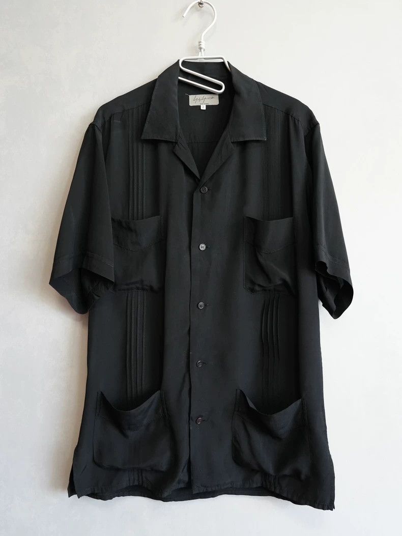 Yohji Yamamoto Yohji Yamamoto 16SS longitudinal silk-blend short-sleeve s Size US L / EU 52-54 / 3 - 1 Thumbnail