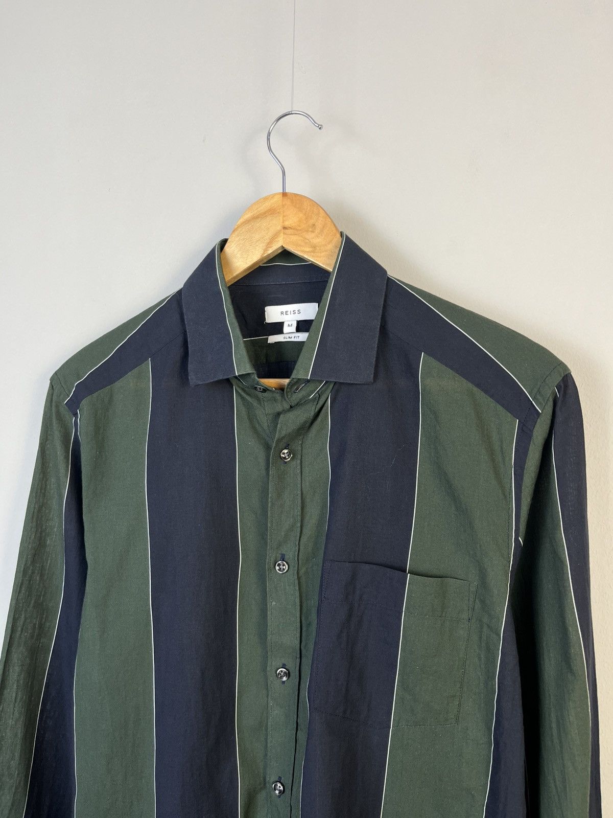 Reiss Reiss Gosling Classic Cotton Long Sleeve Shirt Slim Fit Size US M / EU 48-50 / 2 - 3 Thumbnail
