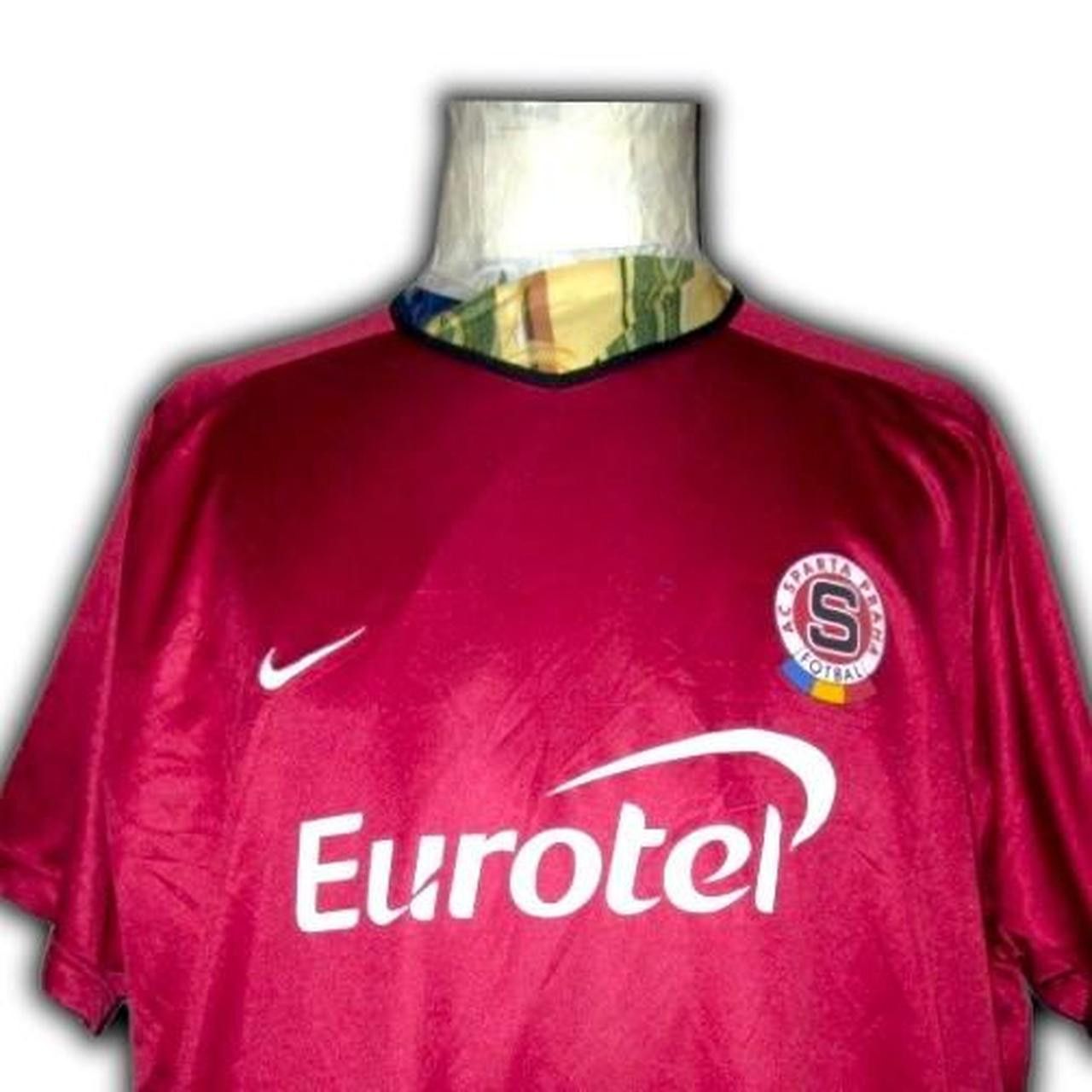 Nike Sparta Prague Czech 2000 2001 2002 Home Shirt Jersey Size US XL / EU 56 / 4 - 1 Thumbnail