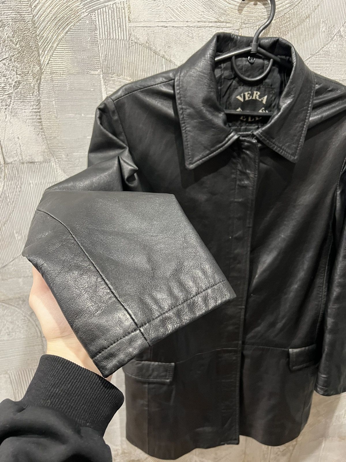 Genuine Leather × Vera Pelle Vera Pelle Real Leather Vintage Jacket Italy Soft Size US M / EU 48-50 / 2 - 4 Thumbnail