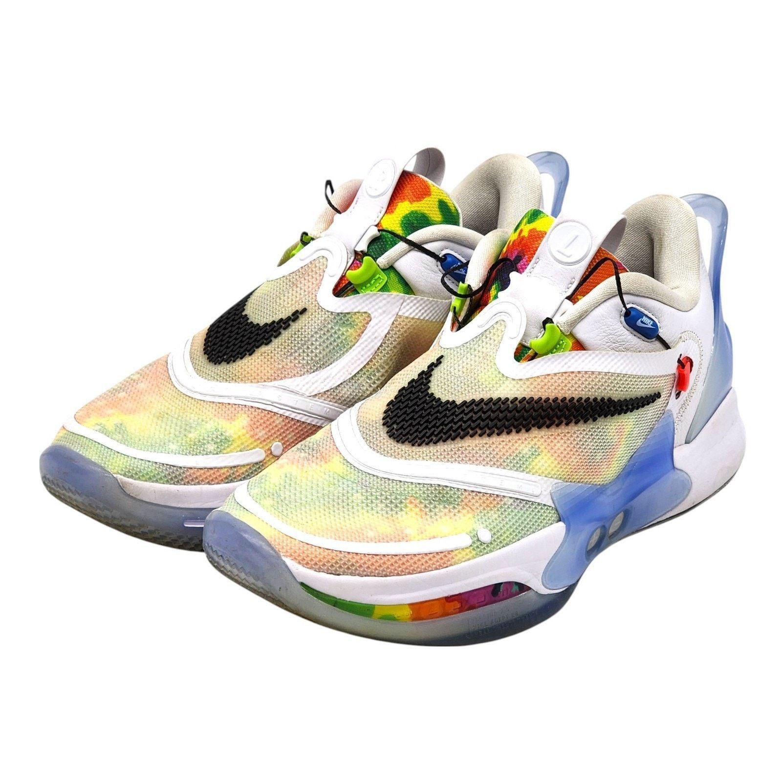 Nike Adapt BB 2.0 Tie-Dye BQ5397-100 Mesh Sneaker Multi US 10 Size US 10 / EU 43 - 1 Thumbnail