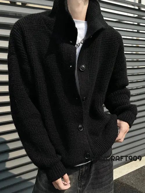 VIBE Turtle Neck Button Cardigan Sweater Size US M / EU 48-50 / 2 - 1 Thumbnail