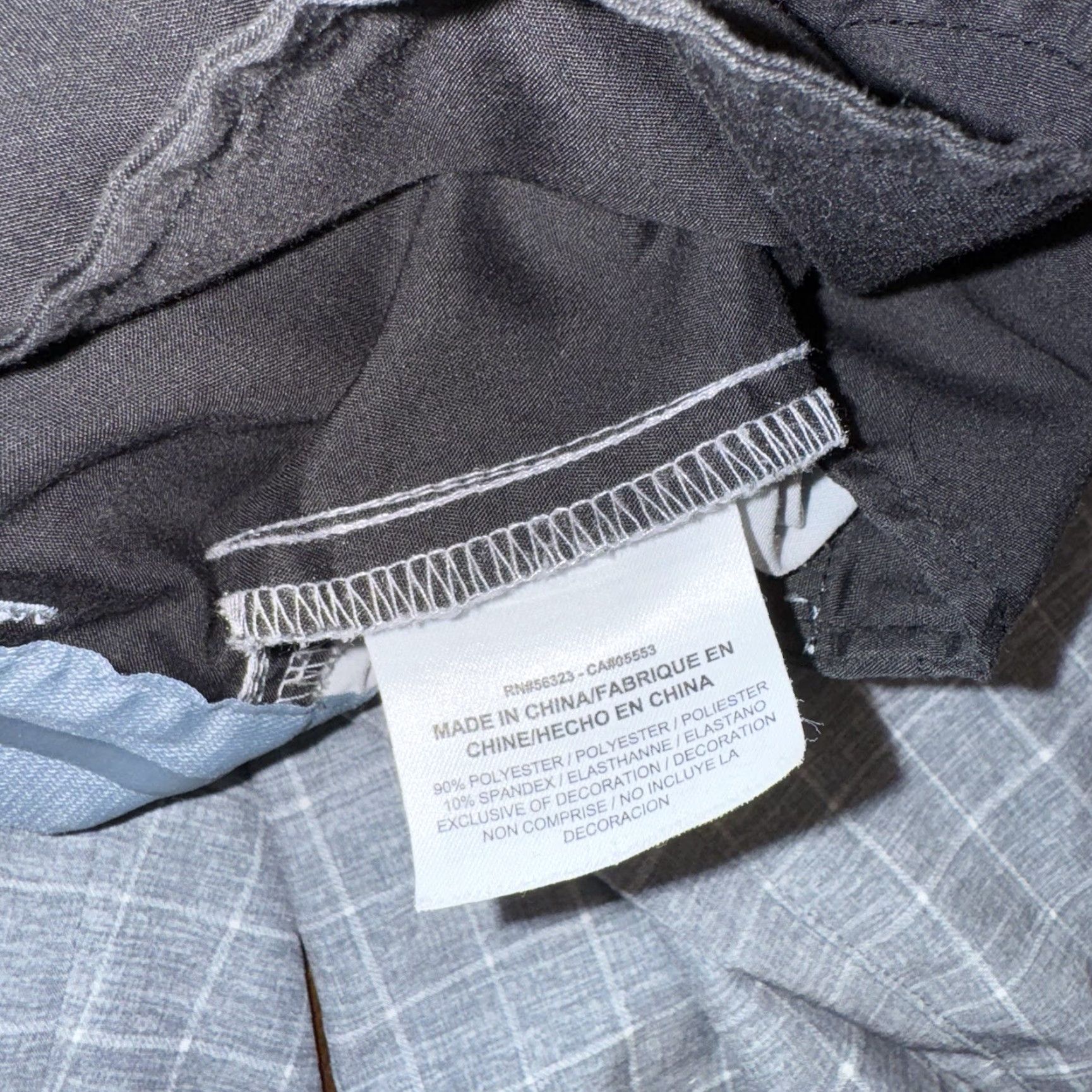 Nike Nike Dri Fit Golf Shorts Men’s 36 Gray Plaid Chino Flat Front 10” Inseam Size US 36 / EU 52 - 7 Thumbnail