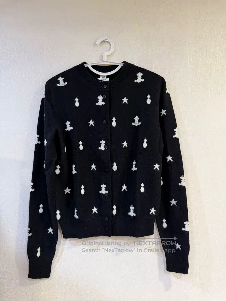 Hermes Hermes Mickey Embroidered Knit Cardigan Size XS / US 0-2 / IT 36-38 - 1 Thumbnail