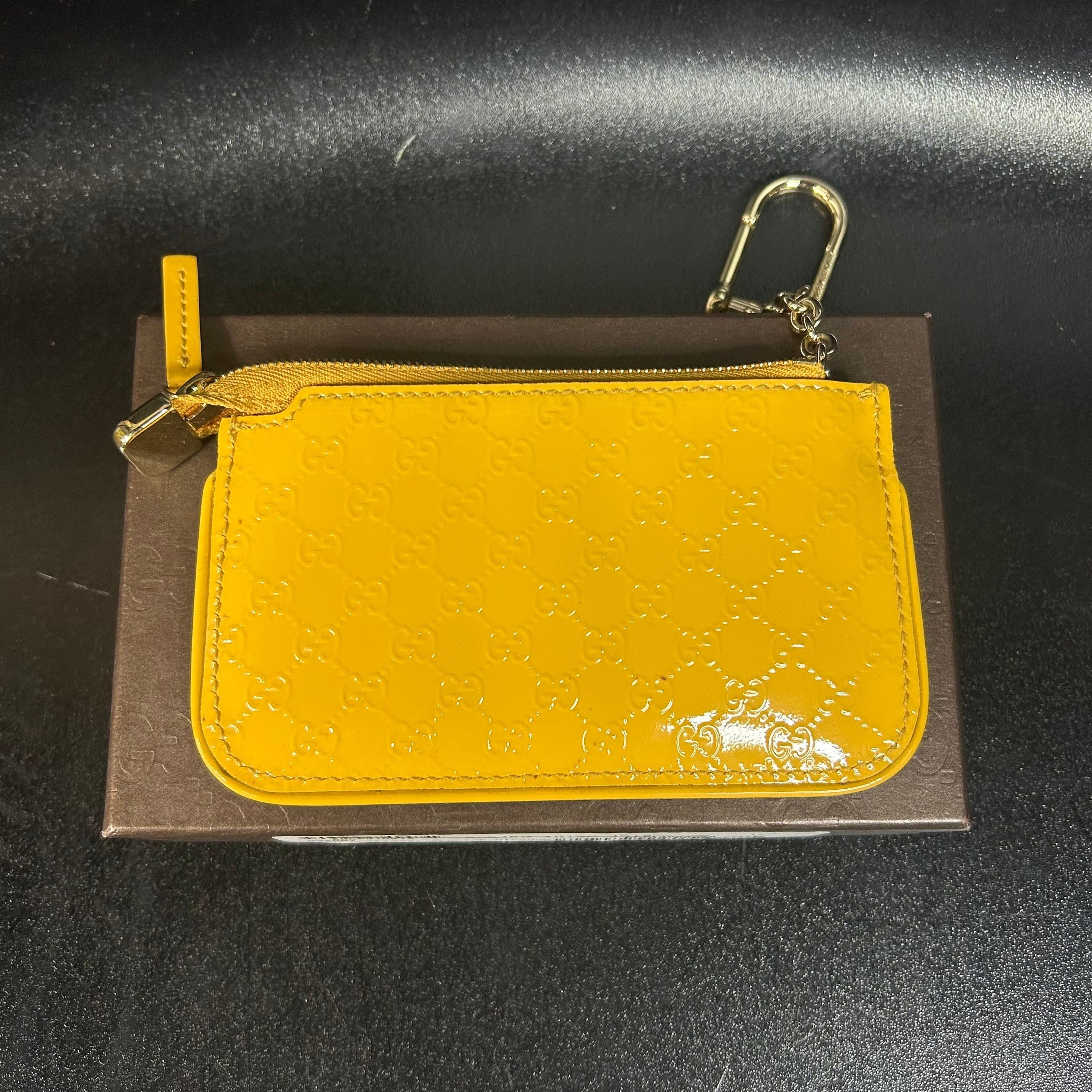 Gucci Gucci Sima Line Micro Guccissima Patent Leather Coin Case Size ONE SIZE - 2 Thumbnail